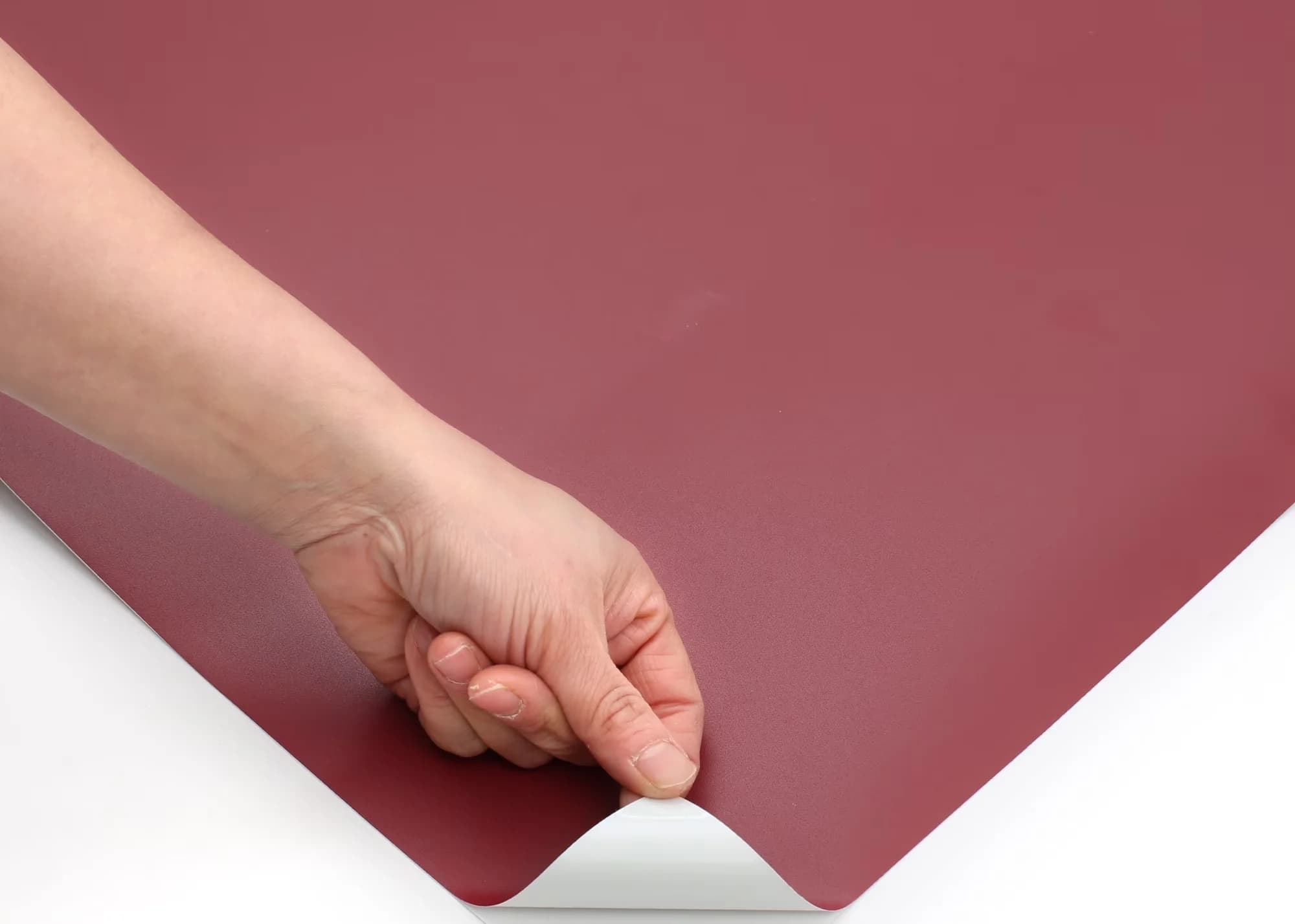 Innovative Wallpaper with Waterproof - Red Wine Polyvinyl Chloride Peel Model 9575C5