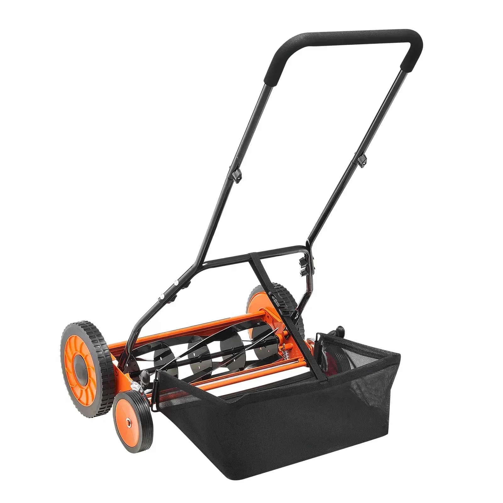 Stylish Push Mower with Grass Catcher Bag, 1.37-2.44 in Adjustable Cutting Height - Model 2B7835