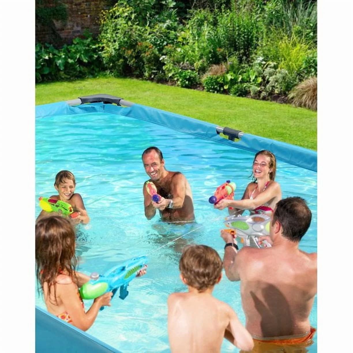 Above Ground Pool Reliable with Uv Resistant - 15FT - Quality Construction Model 1F308A