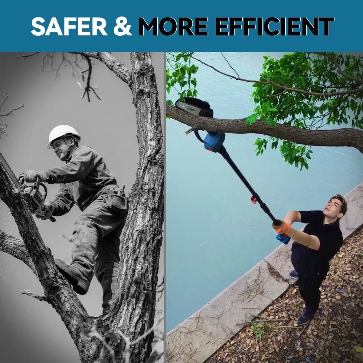 Modern Pole Saw with Battery, 20V, Chain Catcher - 2-20V - Universal Fit Model B3CC7B
