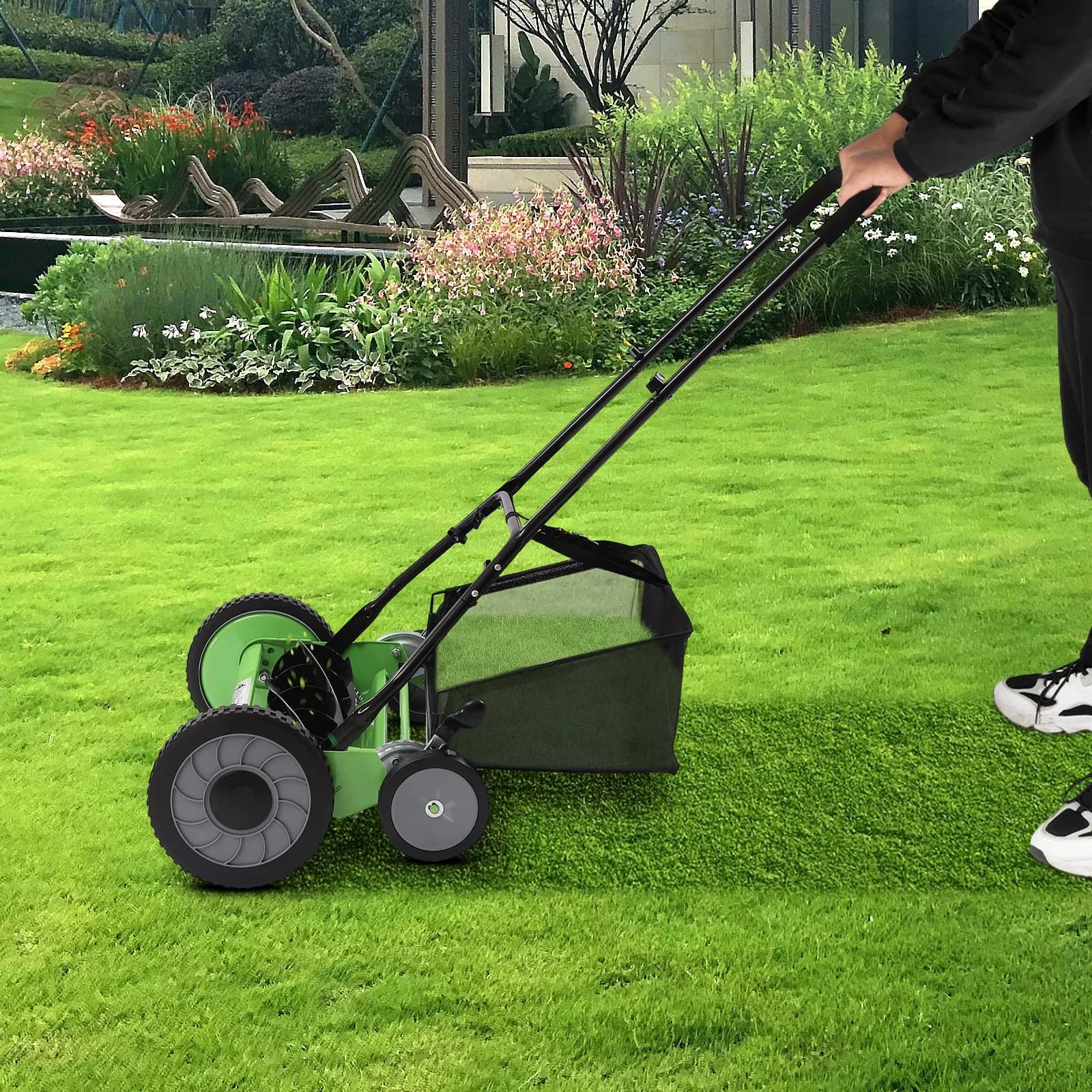 Push Mower Classic with Adjustable Height, Adjustable Speed, Fast Charge - Model F2E456
