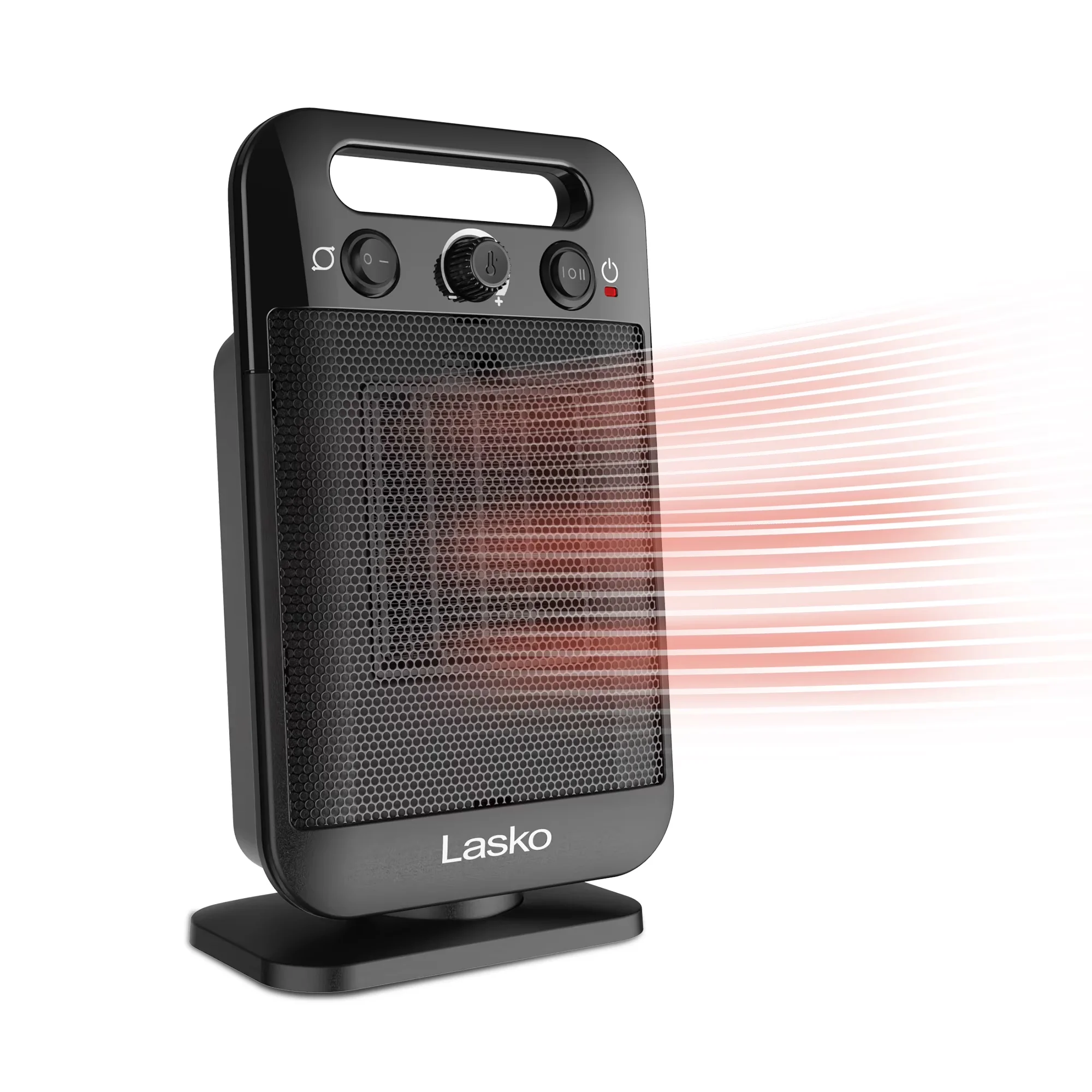 Innovative Portable And Electric Space Heater with Adjustable, Thermostat - Black Model 621E33