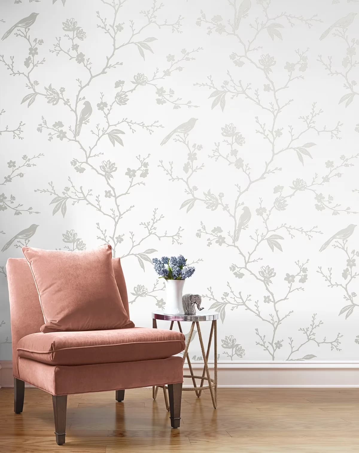 Durable Wallpaper with Stain Resistant - Nickel Vinyl - Ergonomic Design Model C7DE07