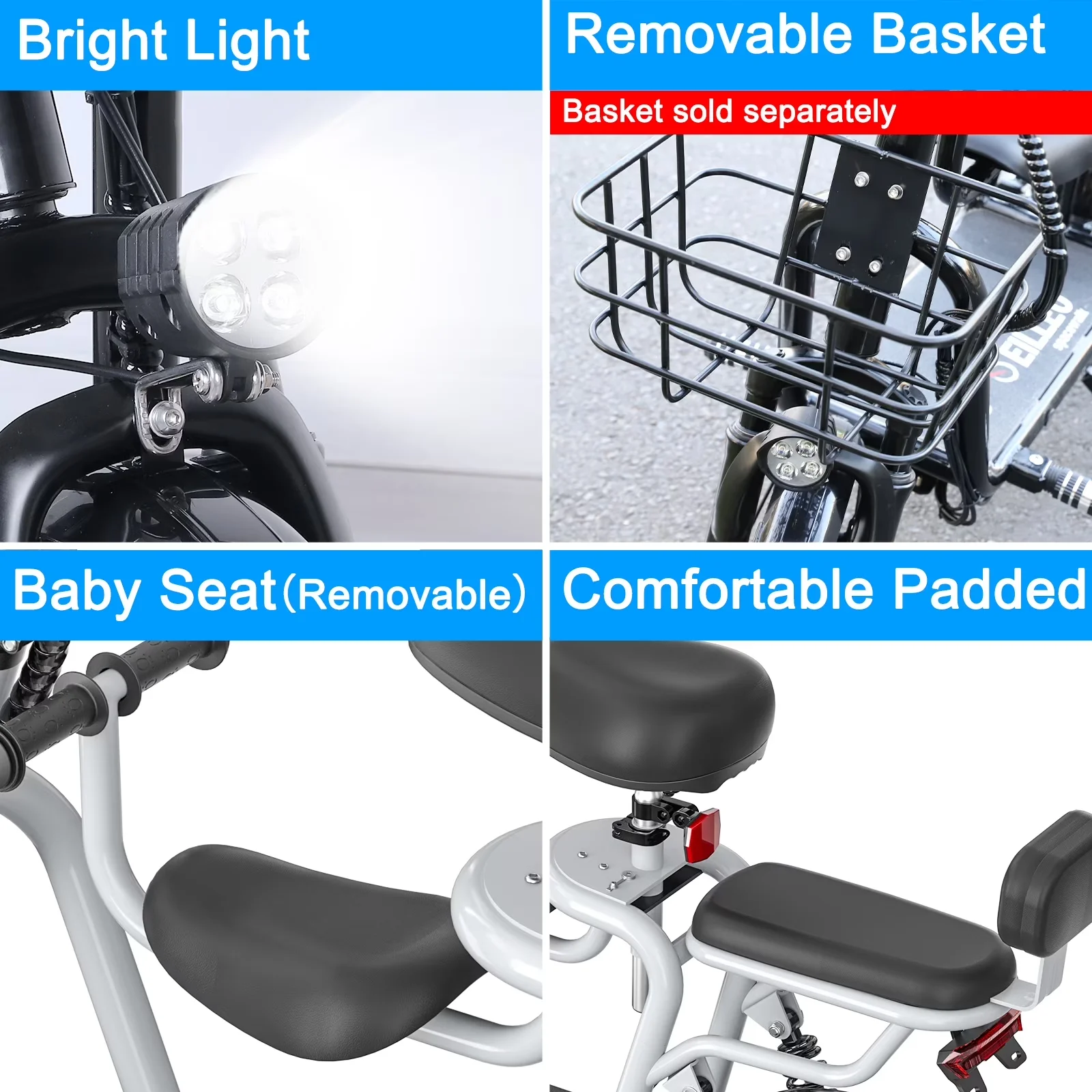 Scooter Compact with 500W, Portable, Electric Adults - Alloy Steel Sliver Model 4EB166