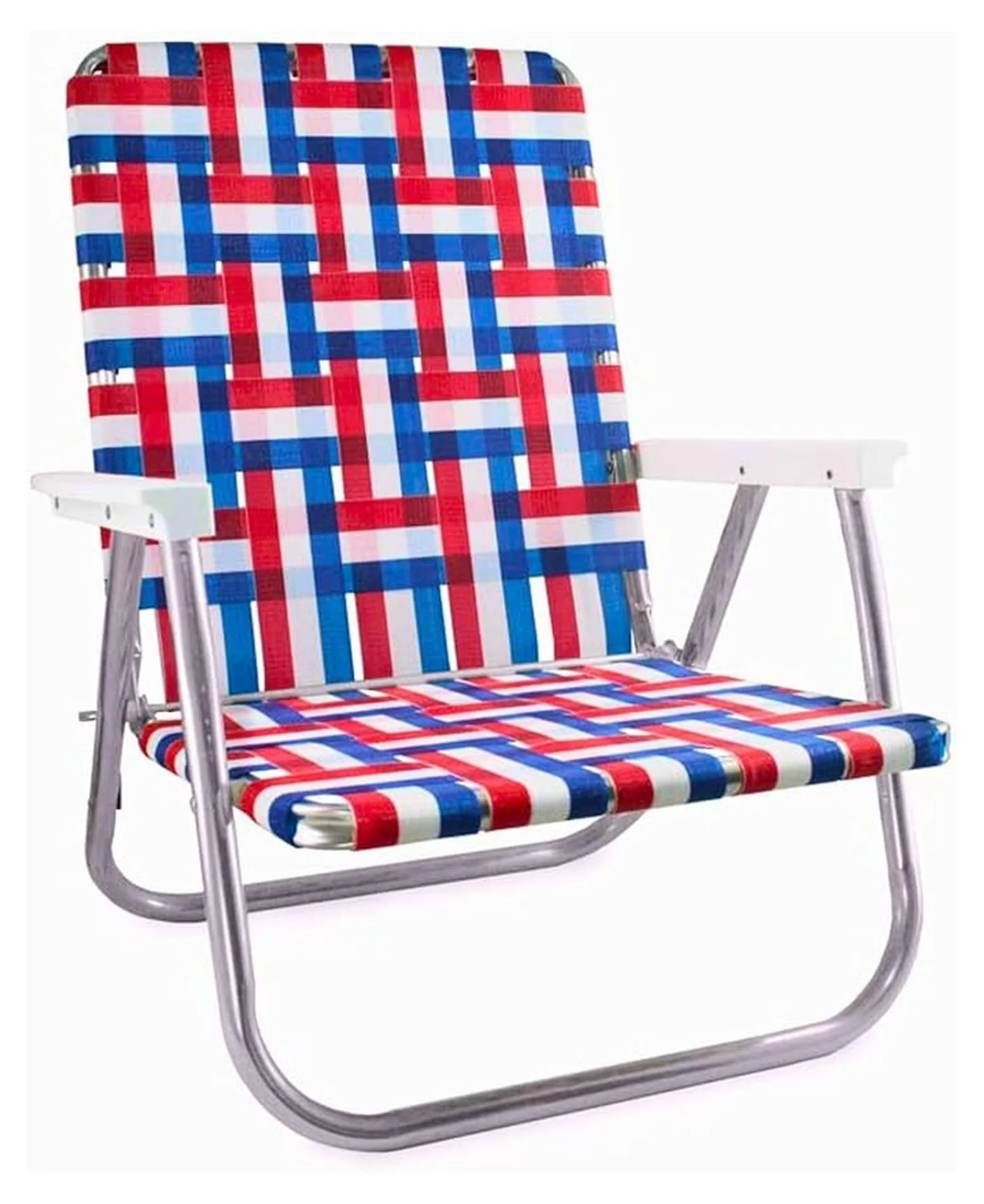 Durable Beach Chair with Rust Resistant, Folding - Patriot - Industrial Grade Model DACE30