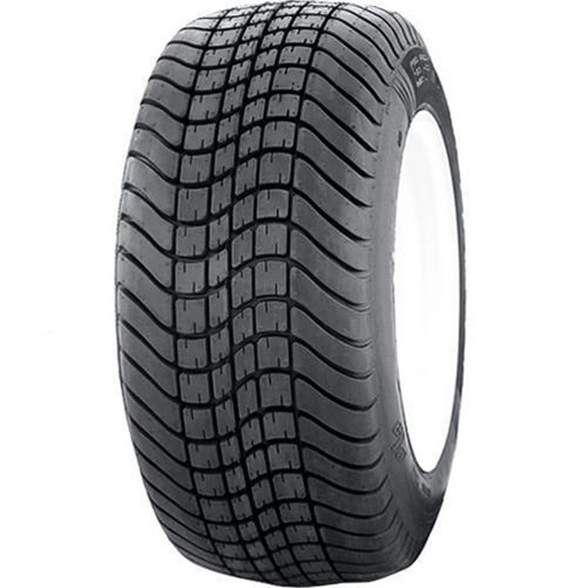 Professional Golf Cart Tire with Fits Multiple Makes And Models, DOT approved for use on paved roads, Sidewall style: Black Sidewall - Model D37E24