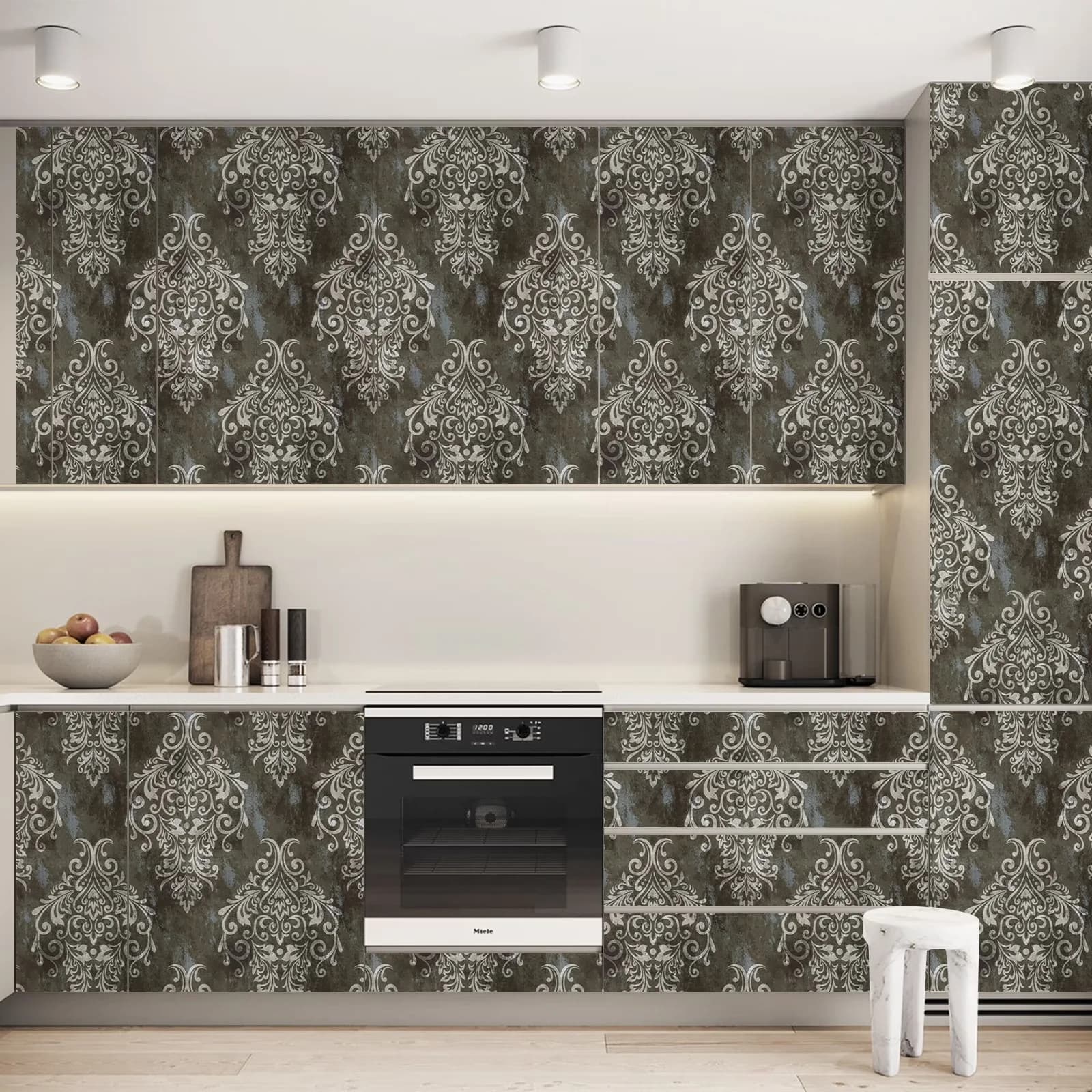 Sleek Wallpaper with Removable, Size: 17.7"x118", Available dimensions: 17.7"x118" - Multicolor Paper Model A125FB