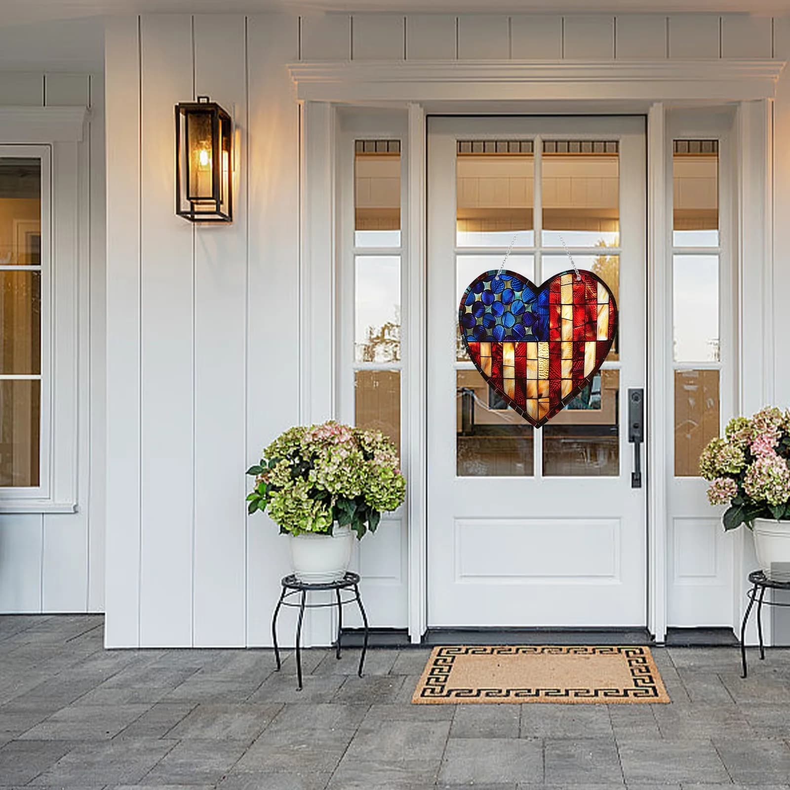 Compact Novelty Light with Modern, 4th of July Decor, Independence Day decor - Acrylic, Wood Model 3BD178