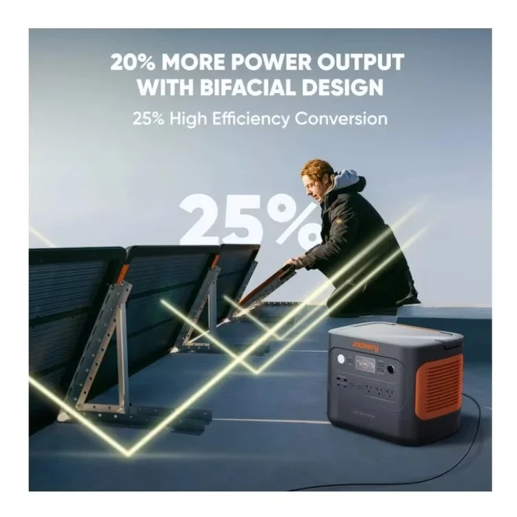 Durable Generator with 100W, Bendable, Waterproof - Black Solar Panel - Reliable Performance Model 91788D