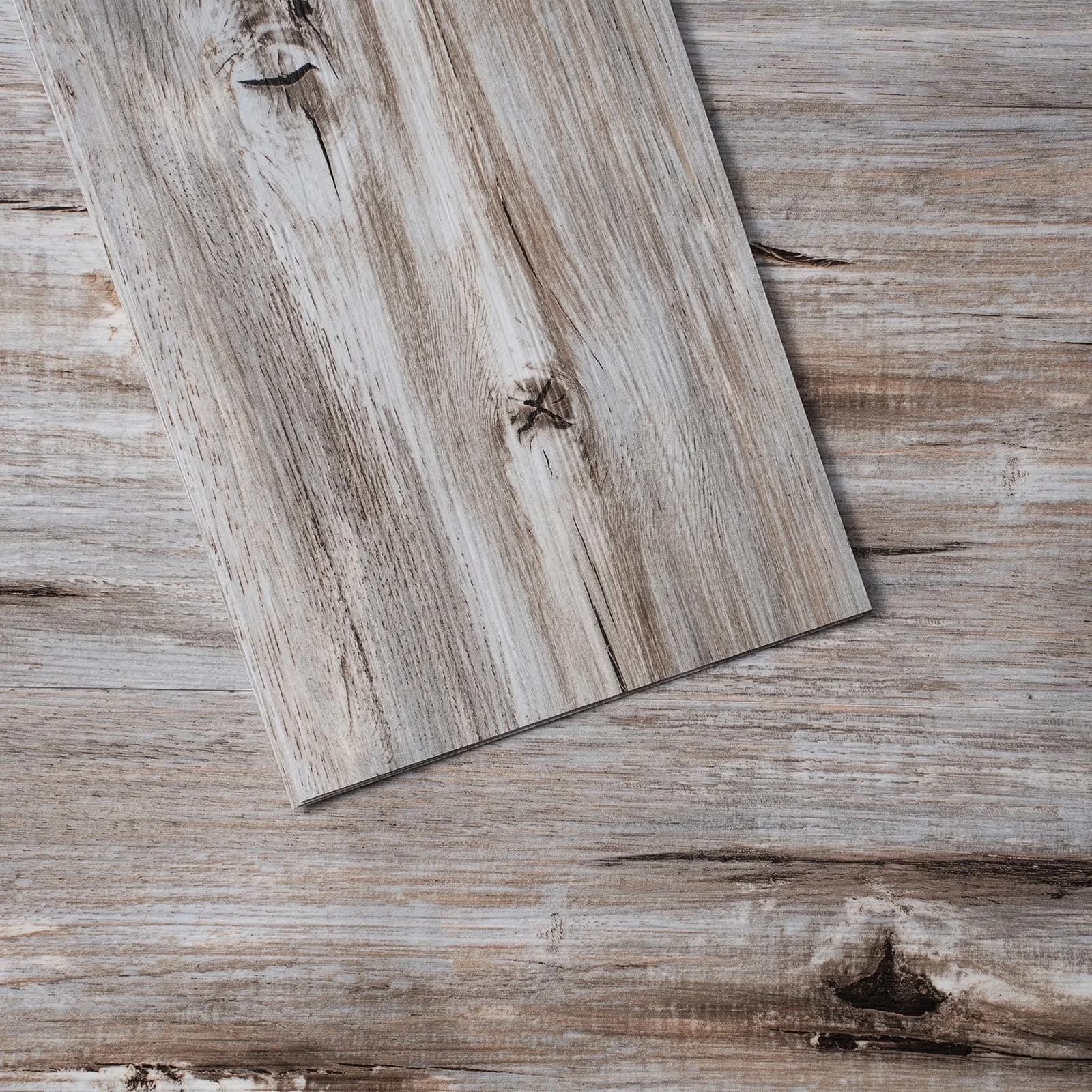 Stylish Grey Vinyl Flooring Vinyl Plank Flooring with Easy Installation, Waterproof, Easy To Clean - Retro Wood Grain Color 36" x 6" Model DADF18