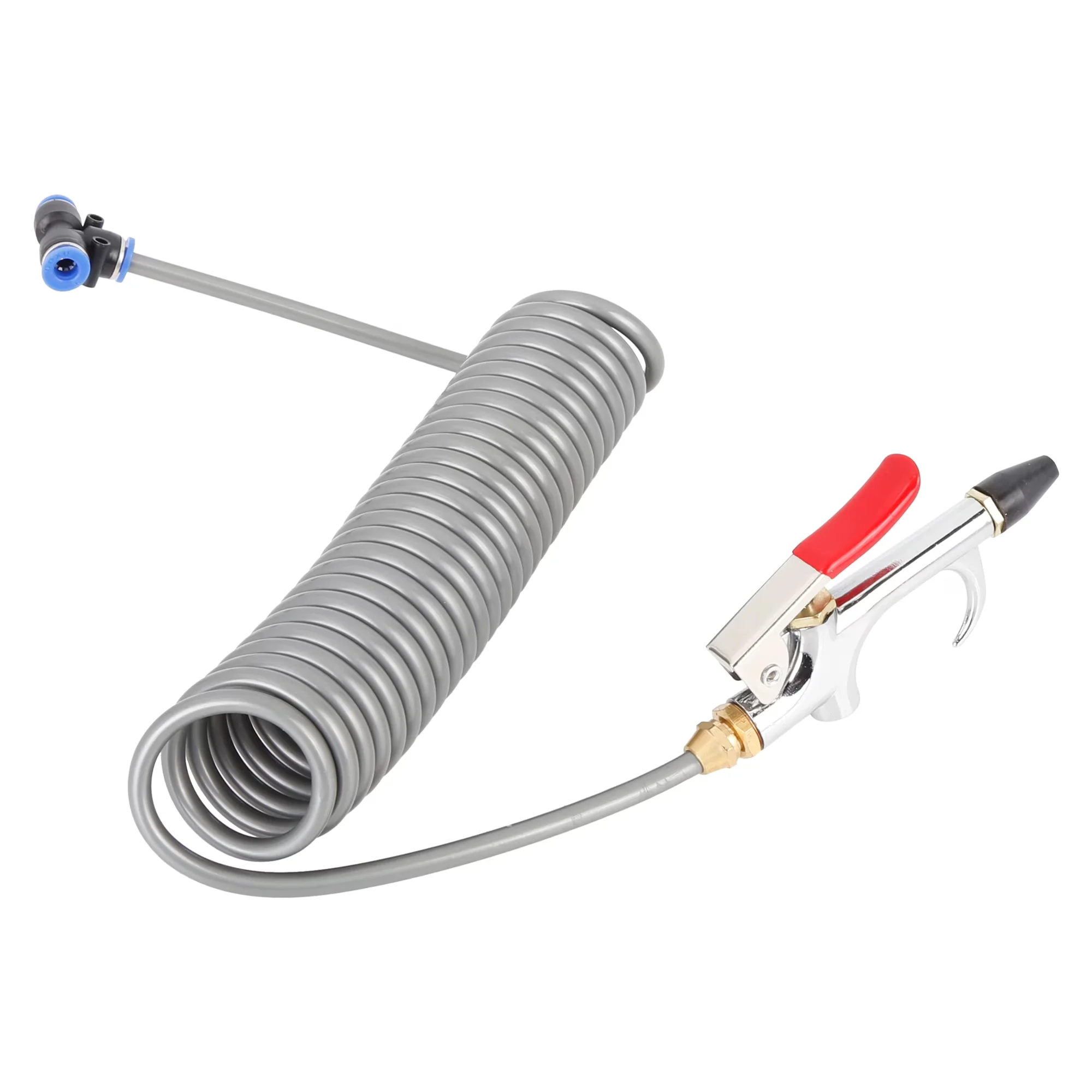 Efficient Air Tools Compressor with Adjustable, Nozzle Length2:32mm/1.26", Nozzle Length1:21mm/0.83" - Metal Gray Model E36A41
