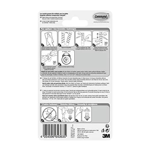 Innovative Damage-Free Hanging with Easy Installation, Damage-free hanging, One Size - Silver Stainless Steel Model 6B69AA