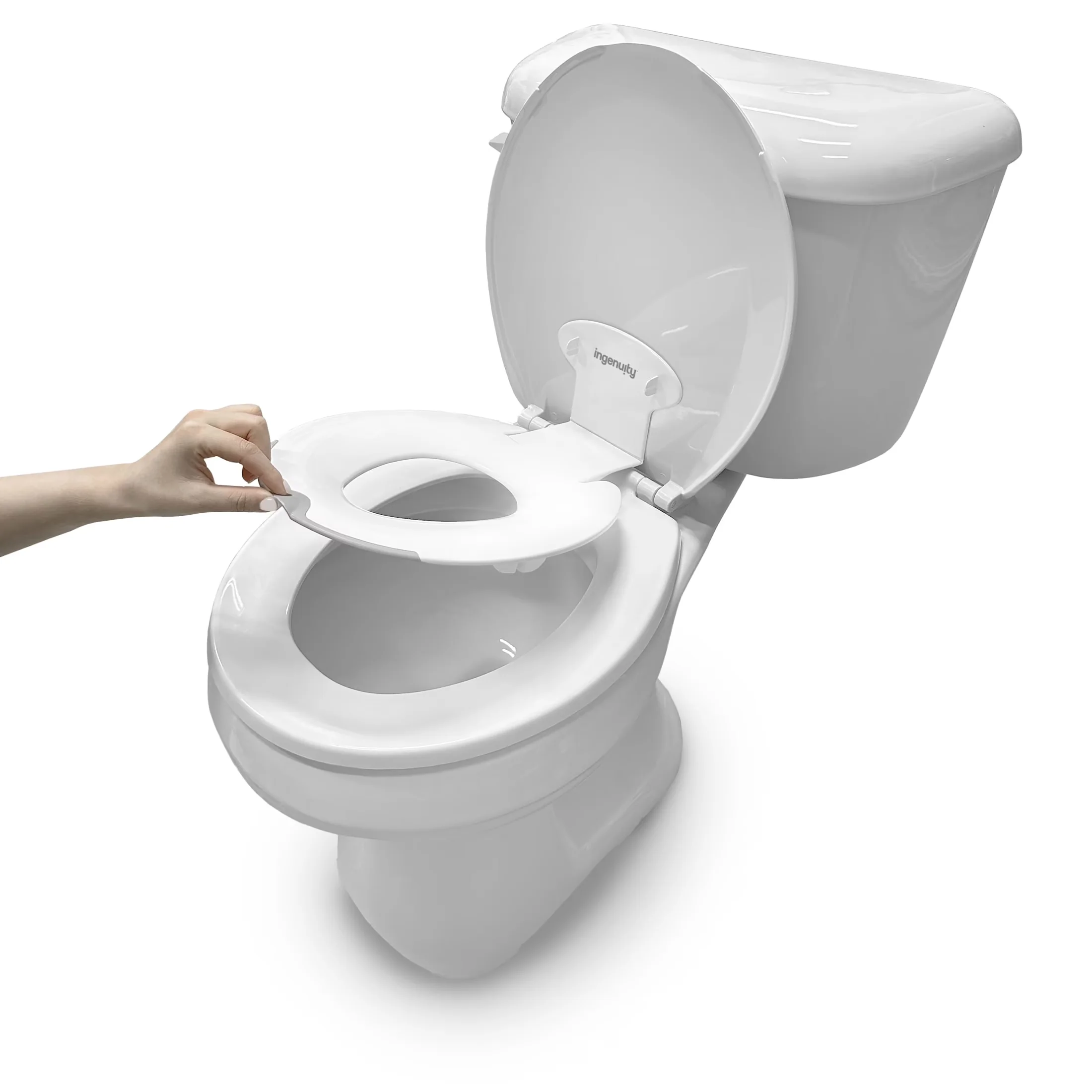 Essential Bathroom Renovation with Flip & Sit Potty Seat - Plastic - Residential Grade Model C727D4