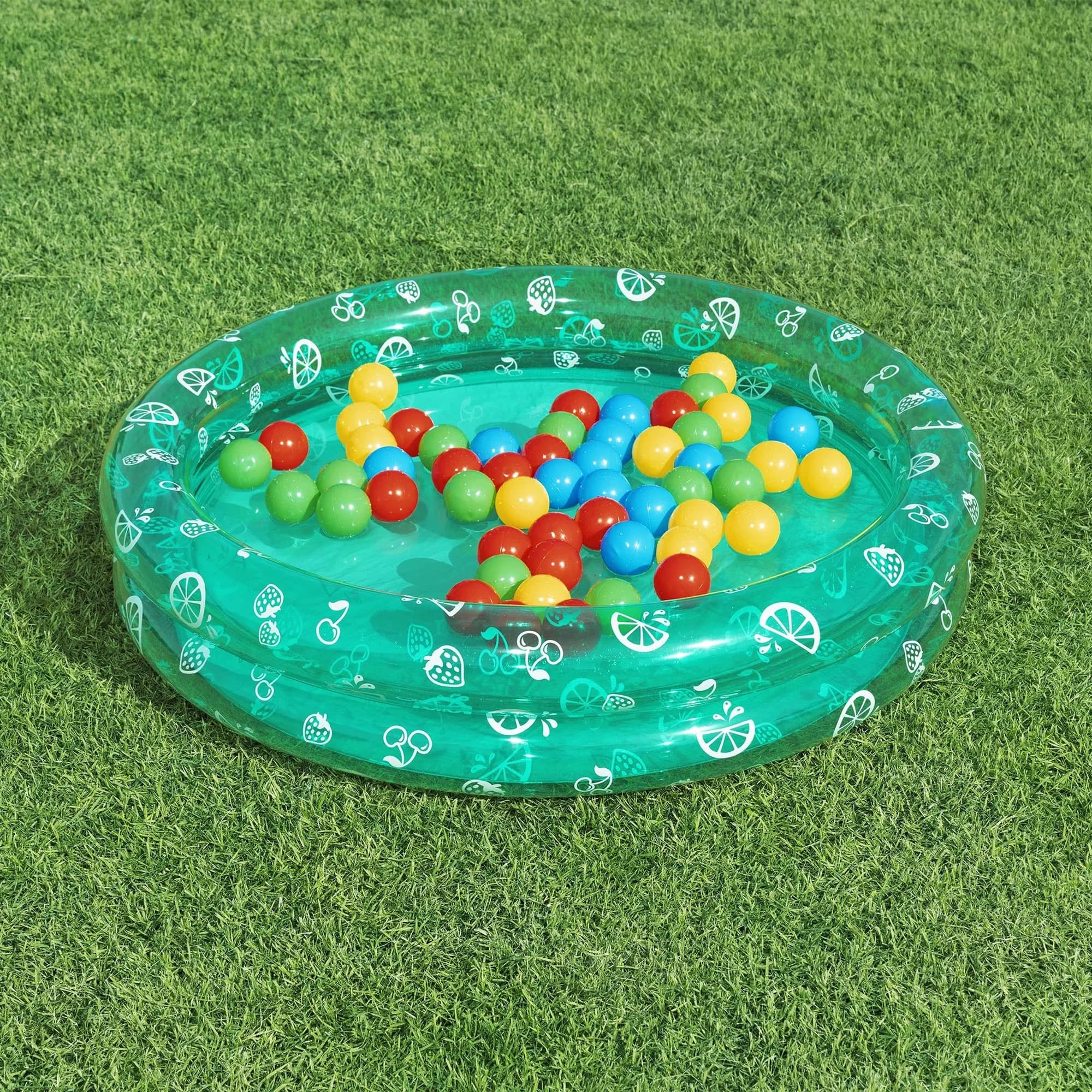 Inflatable Pool Versatile with Ball Pit, 36" x 8", Toddler & Kids 2+ - Multicolor Model 74FD06