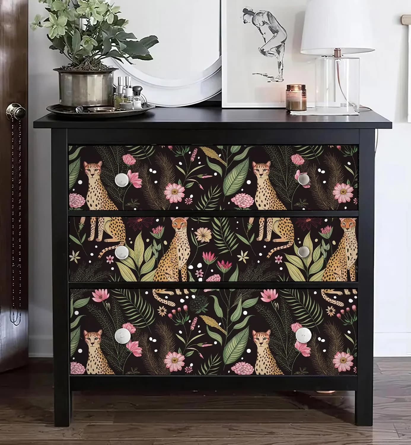 Premium Wallpaper with Removable, Durable - Green 17.5" x 118" 5 x 118 Model 5B1761