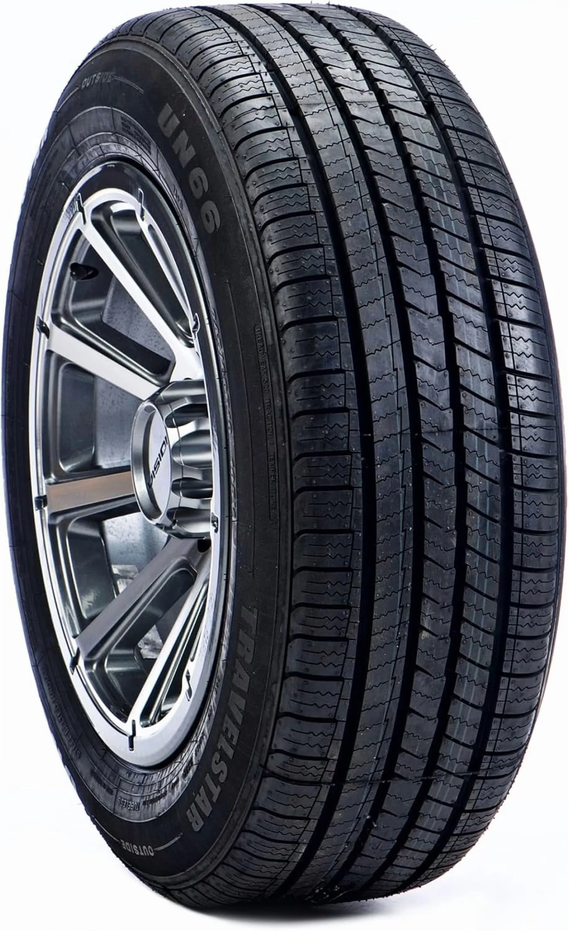 Premium Car Tire with Fits Multiple Makes And Models, Load Index:111(2403 lbs for single tire), Tire Size:255/65R18 - Model 8E08DB