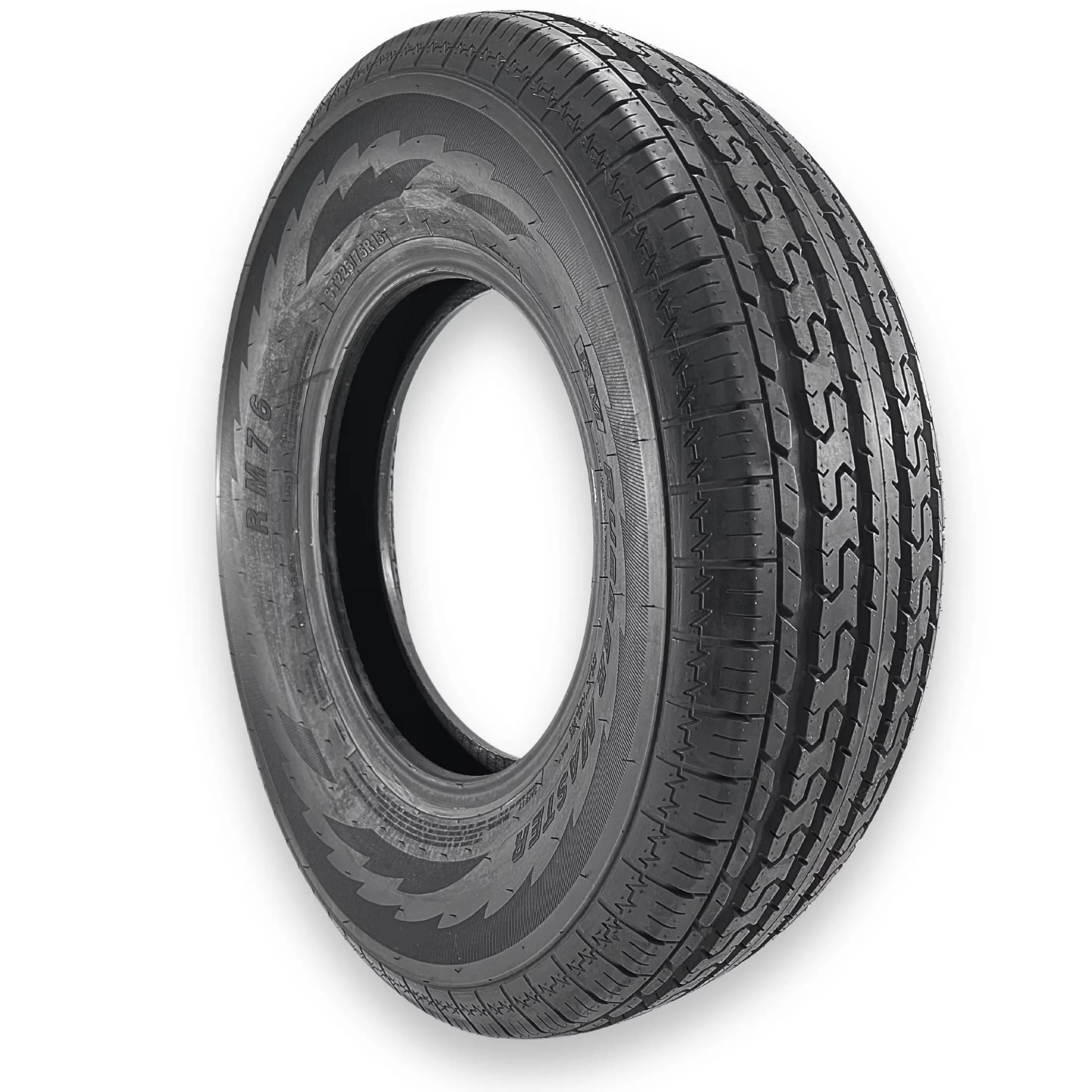 Stylish Motor Home And Rv Tire with Fits Multiple Makes And Models, ST225/75R15 Highway Rib 10 Ply Tubeless - Model 09780B