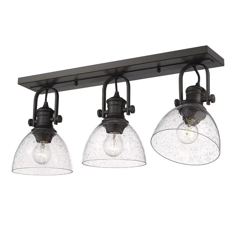 Efficient Ceiling Lights Fixture with Incandescent, Dimmable, Transitional - Steel Brown Model BDD44C