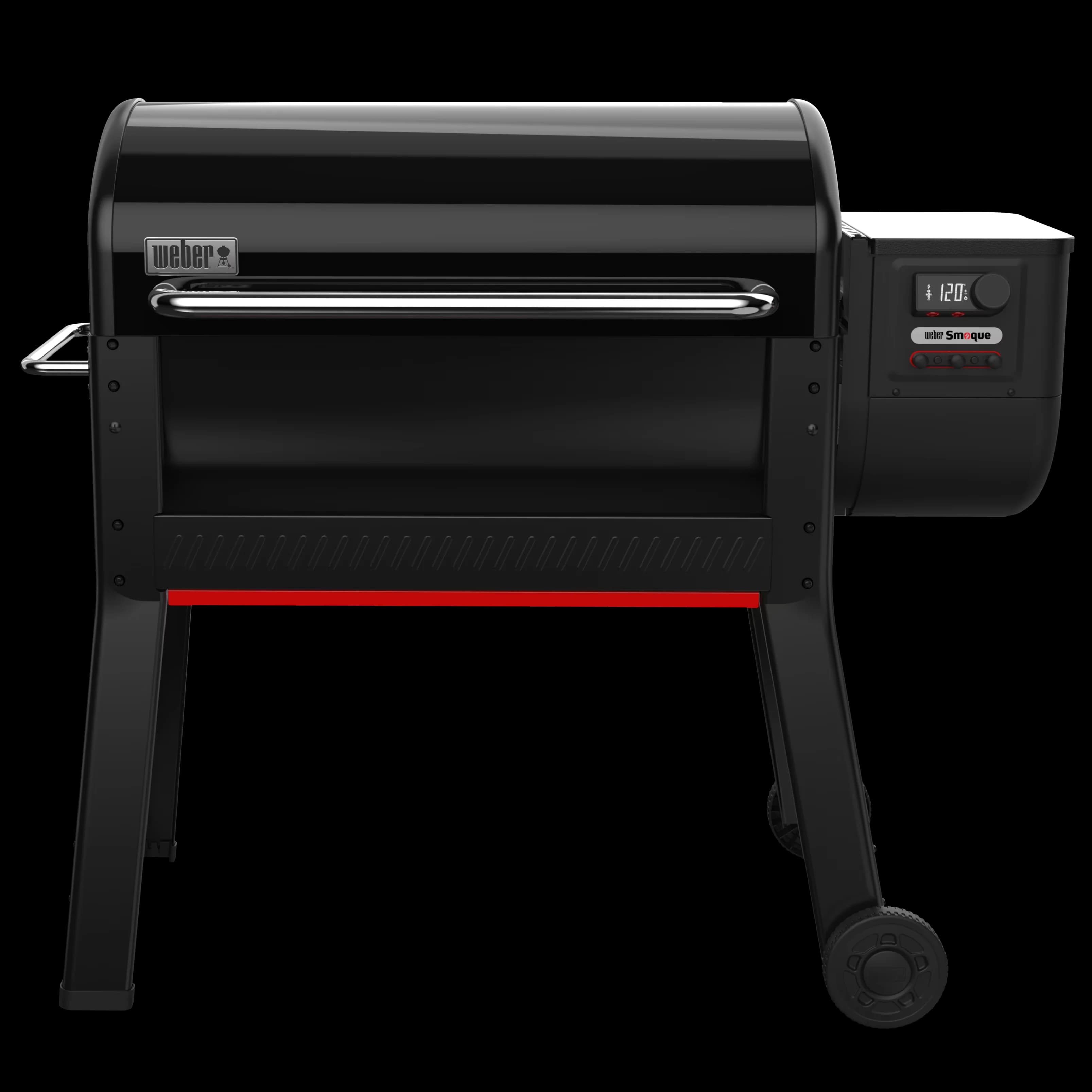 Innovative Smoker with Digital Temperature Control, 34 Inch Wood Fired Pellet - Porcelain Enamel Black Model 5ECE46
