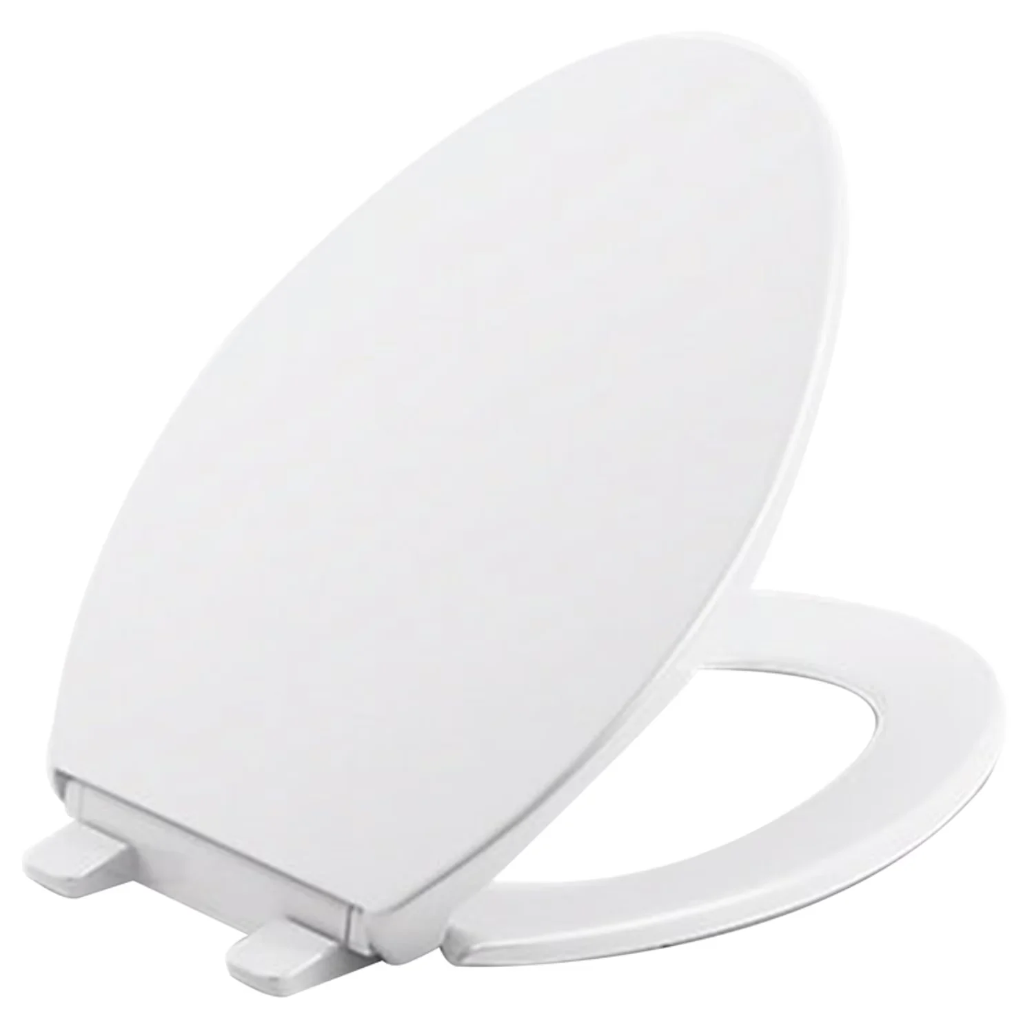 Toilet Seats And Lid Stylish with Soft Close, Color-matched plastic hinges - Plastic White Model A7F993
