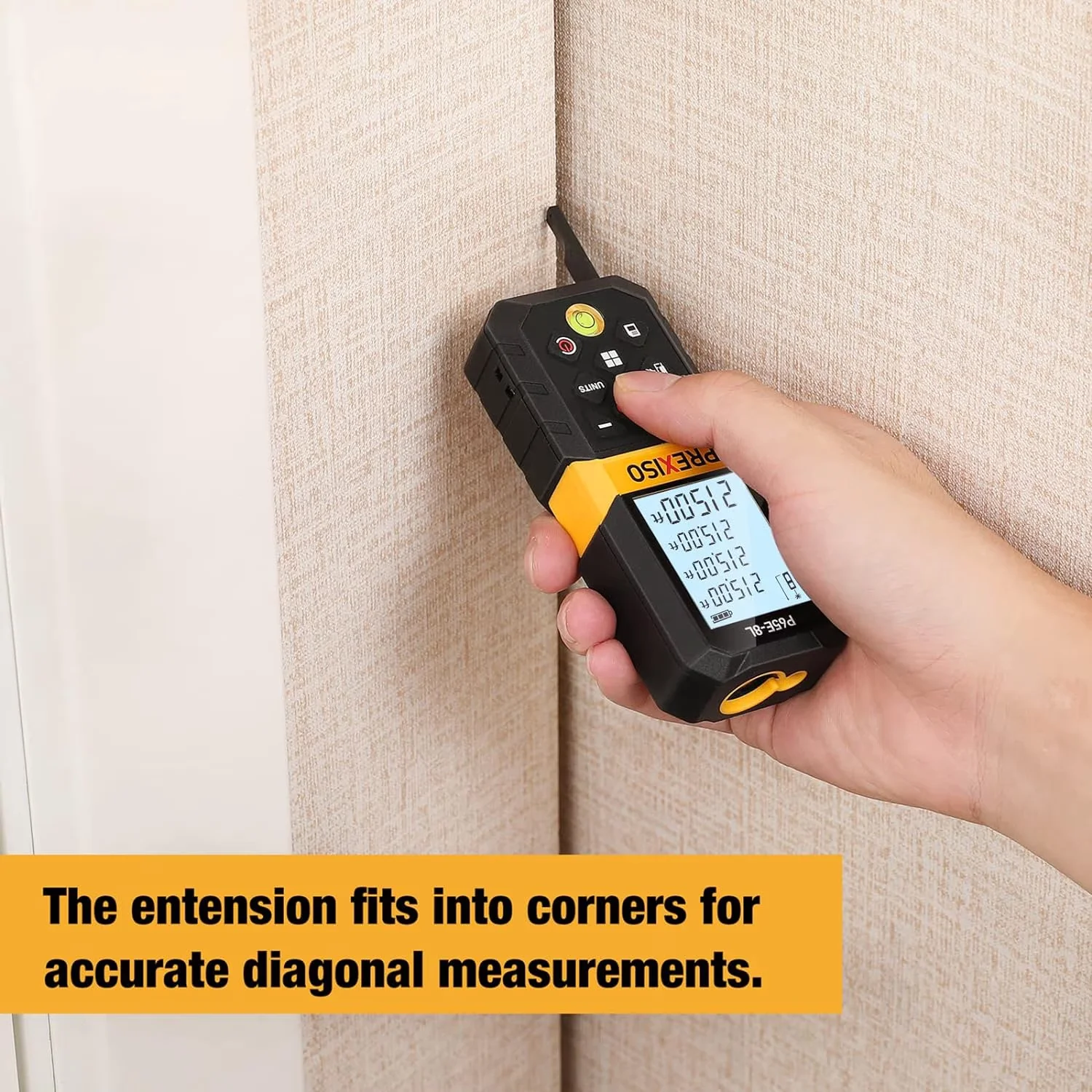 Classic Measuring Layout with Battery, Durable, 215 ft Distance Meter - Abs, Tpe Model BC023C