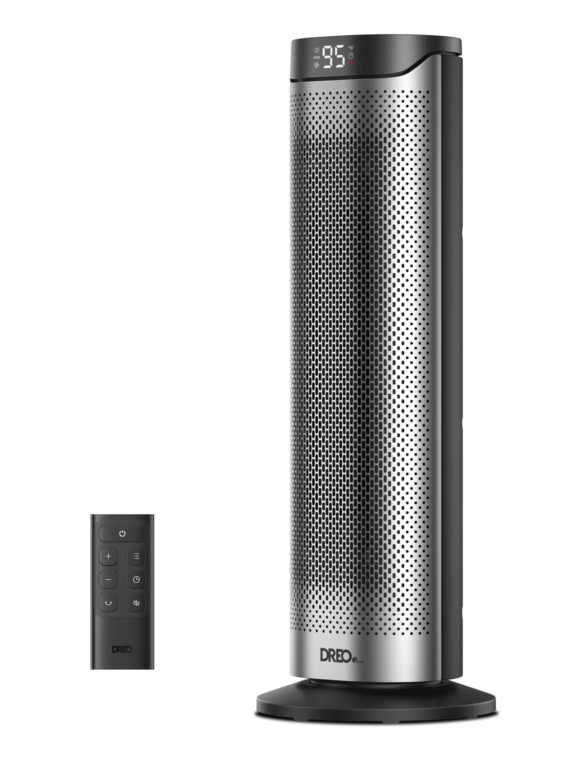 Portable And Electric Space Heater Classic with Sustainable, 95°F, Precise Temp Control 41 - Black Model 4B279D