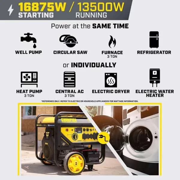 Compact Generator with Co Shut-Off, CO Shield® - 500 - Heavy Duty Model 95CEC4
