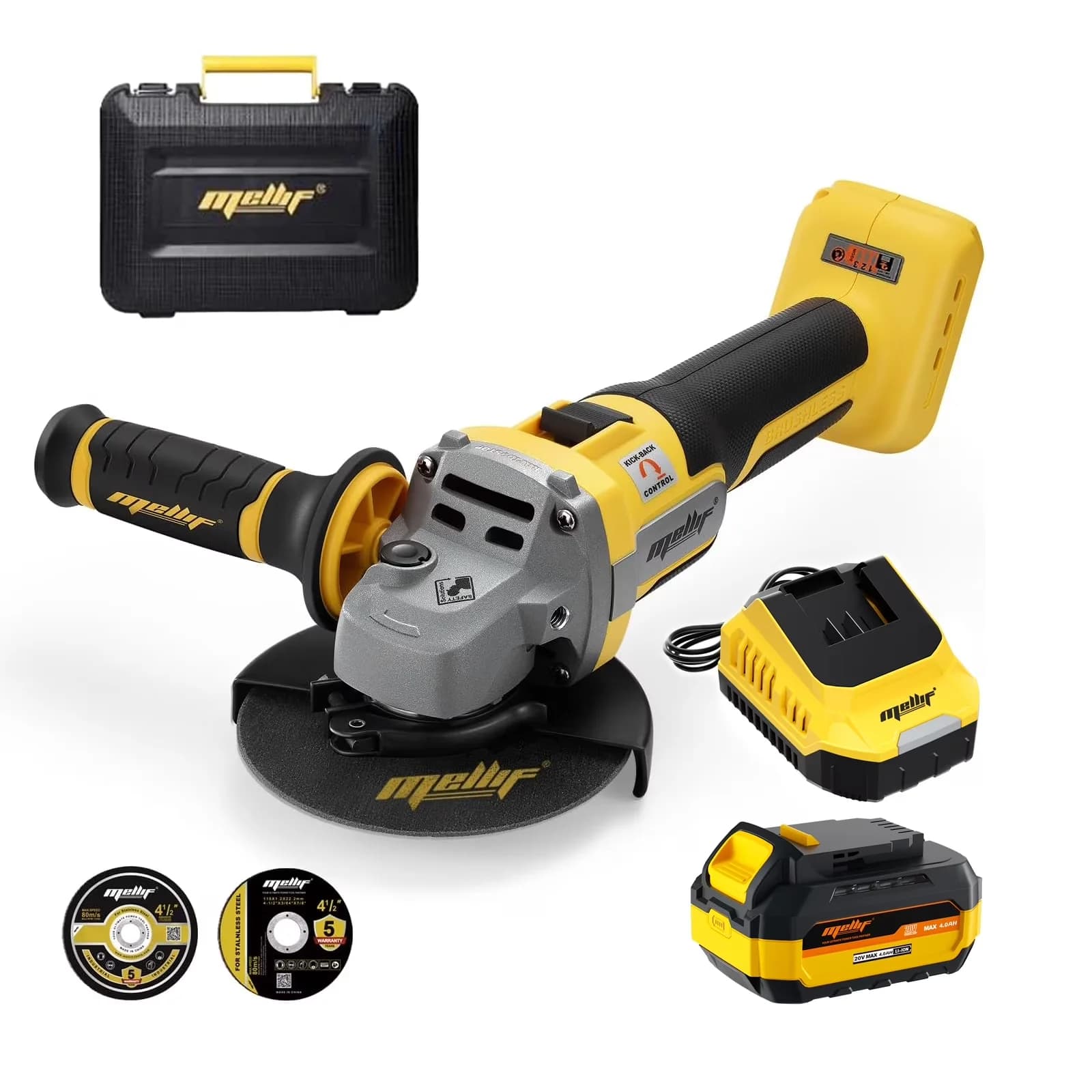 Woodworking Compact with Battery, 20V, Ergonomic Design - Black for General Purpose Model 5A4743