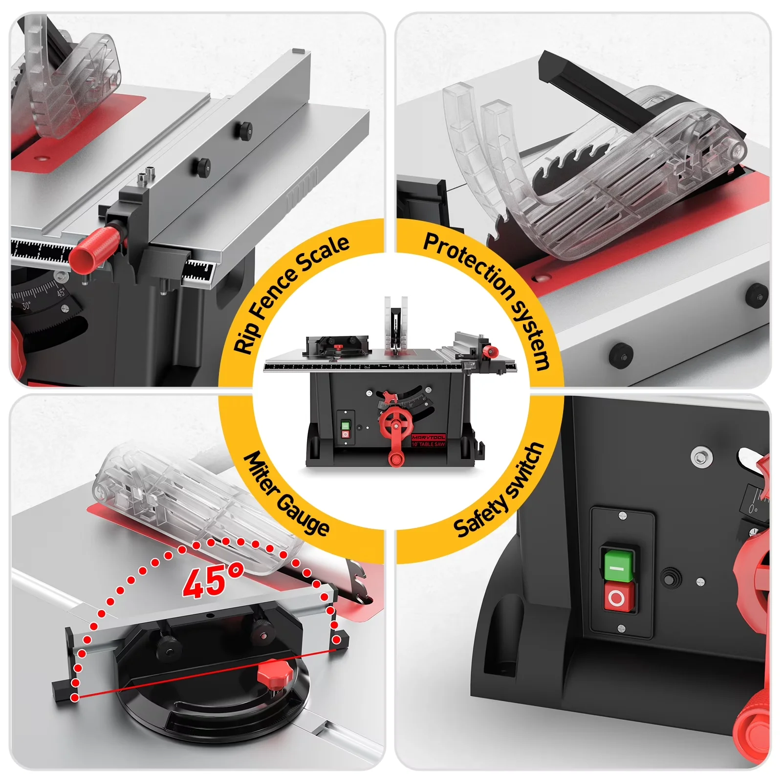Essential Power Saw with Adjustable, Power: 15 Amp, 4600 rpm motor - 10 inch Model C62B9F