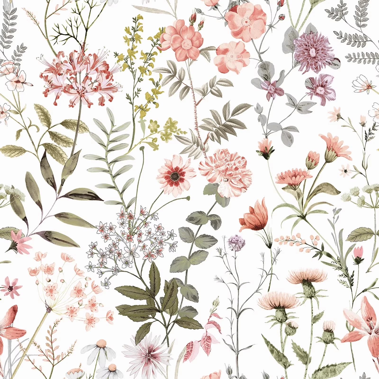 Stylish Wallpaper with Easy To Clean, Removable, Waterproof - Vinyl White Model B2012E