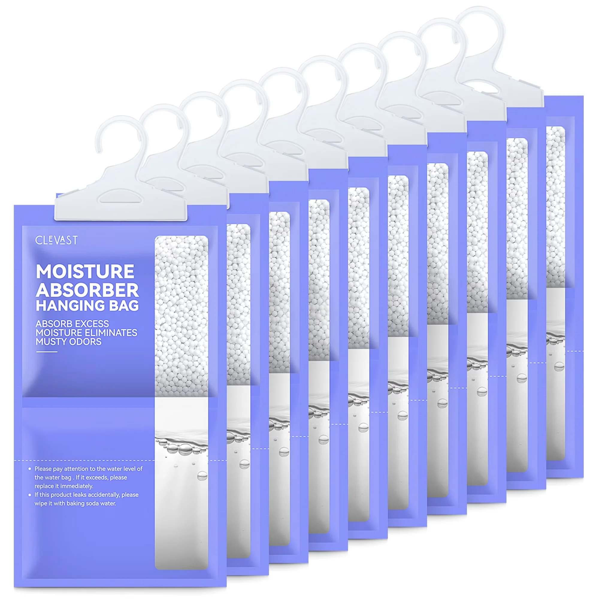 Innovative Dehumidifier with Bags, Moisture Absorbers Packets 10 Pack - Quality Construction Model DCA587