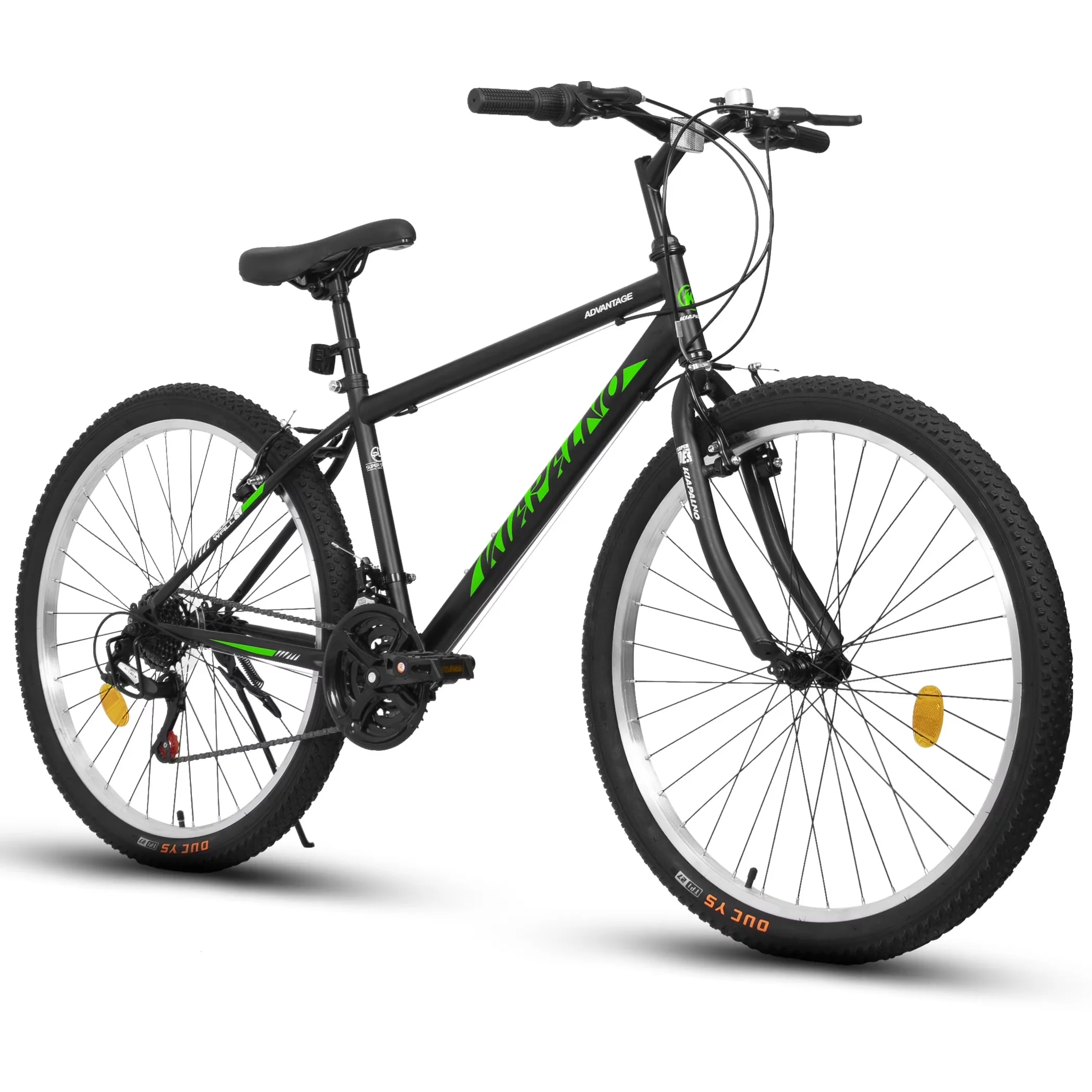 Versatile Mountain Bike with Lightweight, 26 Inch - Green for Home and Office Model 0FCF0A