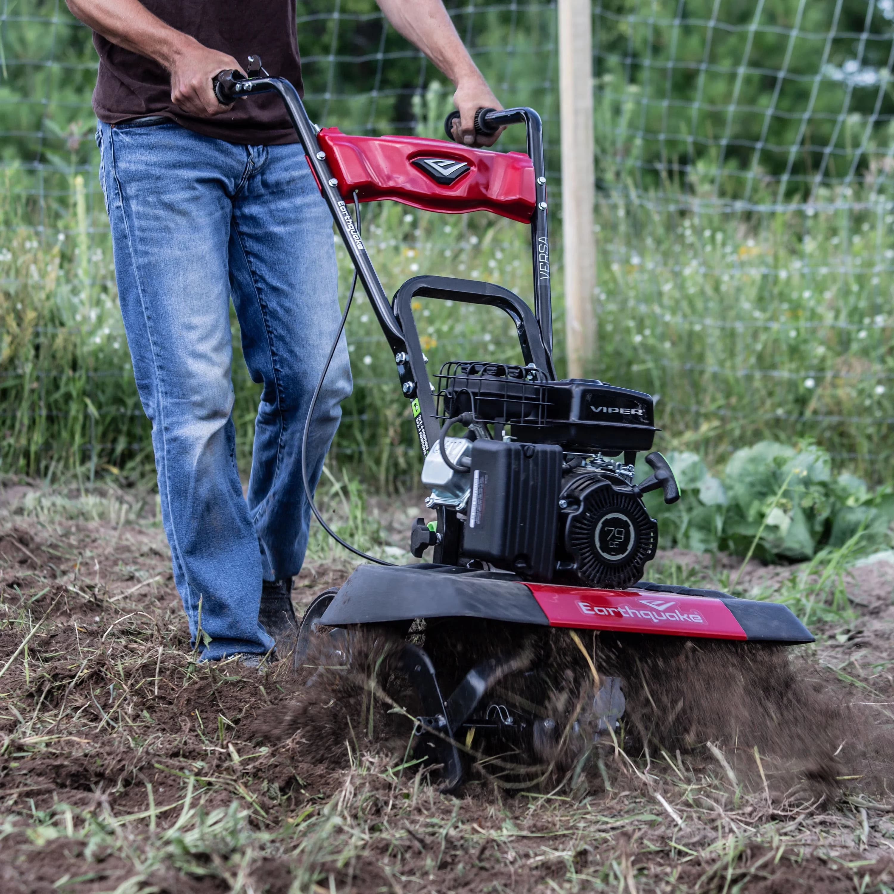 Trillers Cultivator Versatile with 79cc 4-Cycle Viper Engine, Versa Tiller - Model F6C366