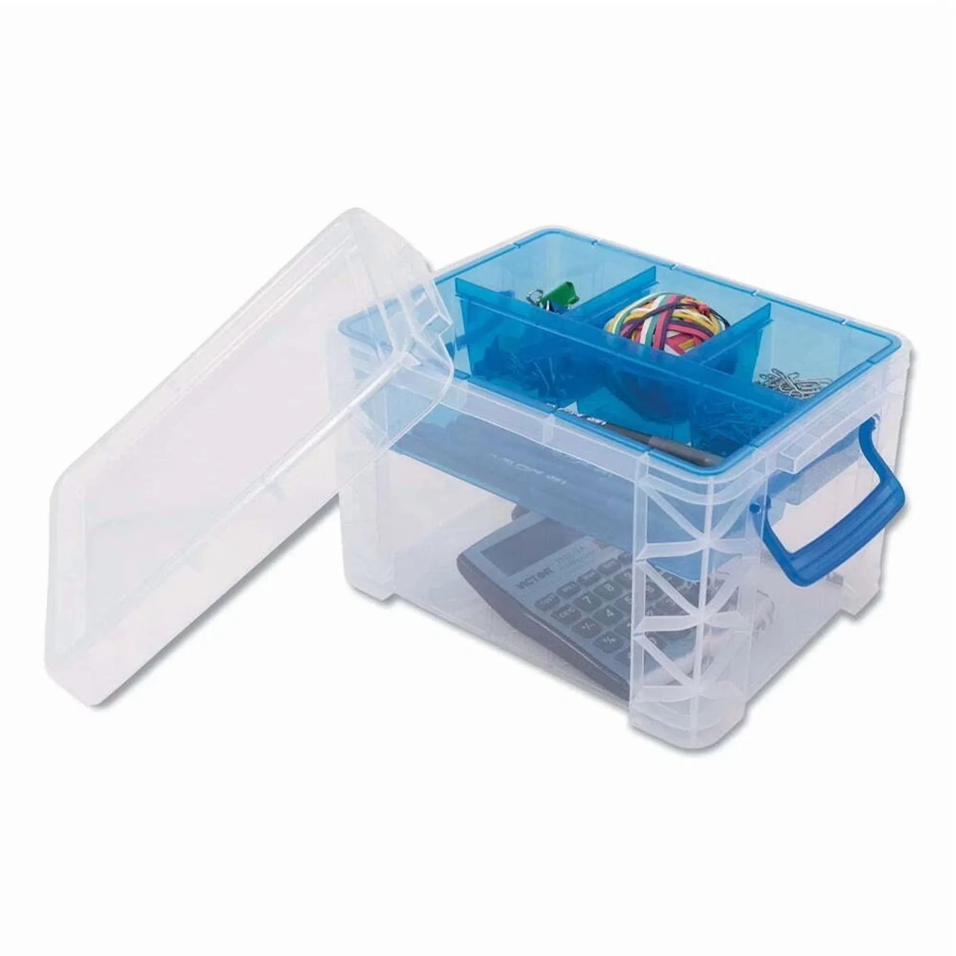 Modern Toolstorage with Storage, Easy to use and practical for everyone., Super Stackable Divider Storage Boxes - Model 23719C
