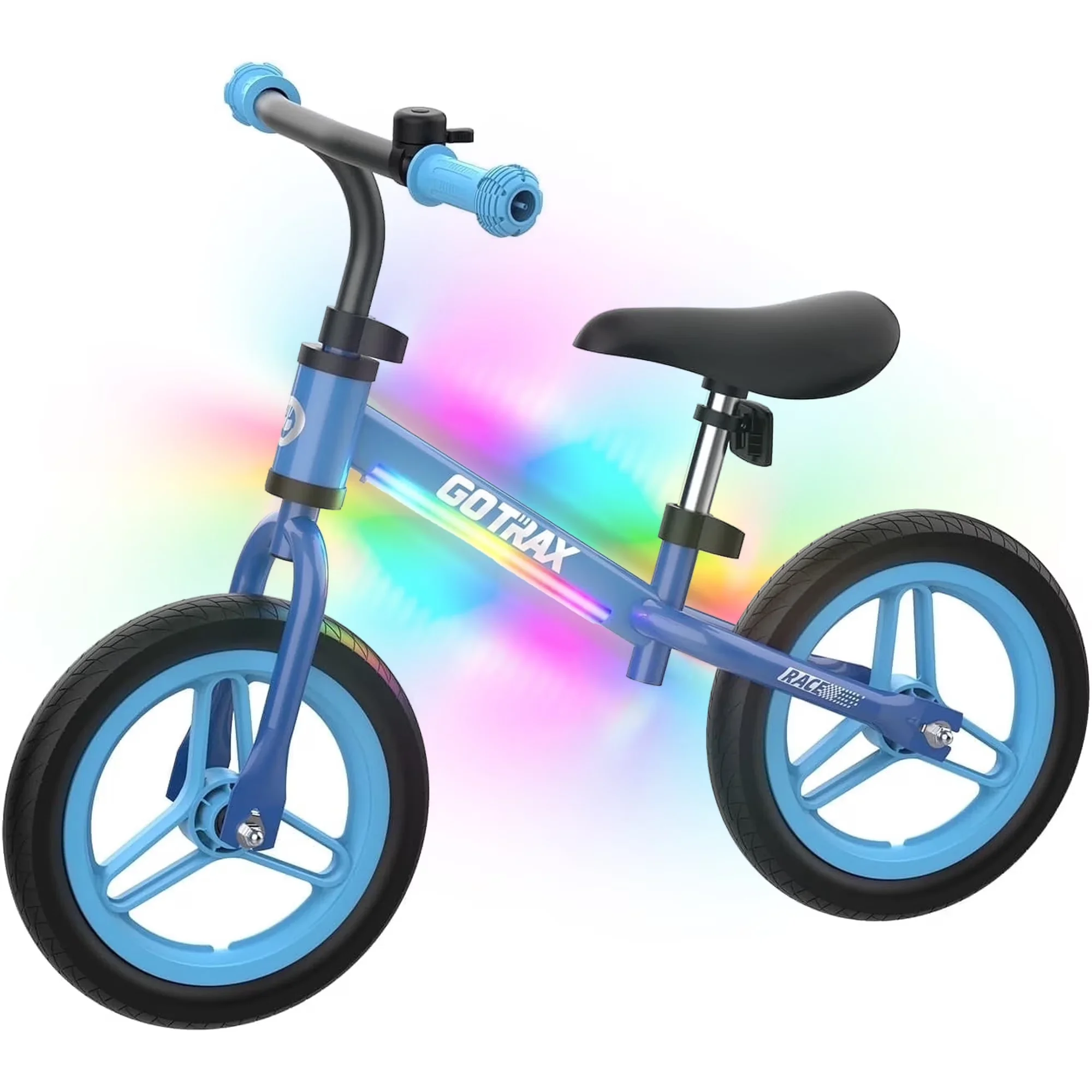 Essential Kids Bike with LED, Adjustable Seat, KS12 Balance - Blue - Essential Collection Model FE3E6E