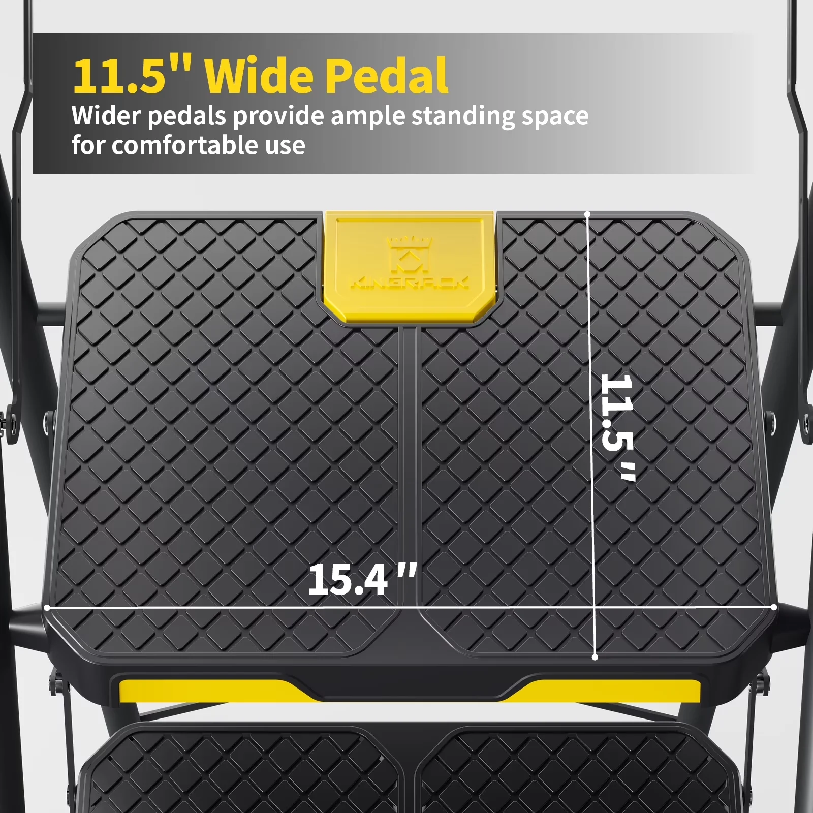 Ladders And Step Stool Reliable with Metal Frame, Lock-On Button, Black - Black Metal, Pp Model CC1190