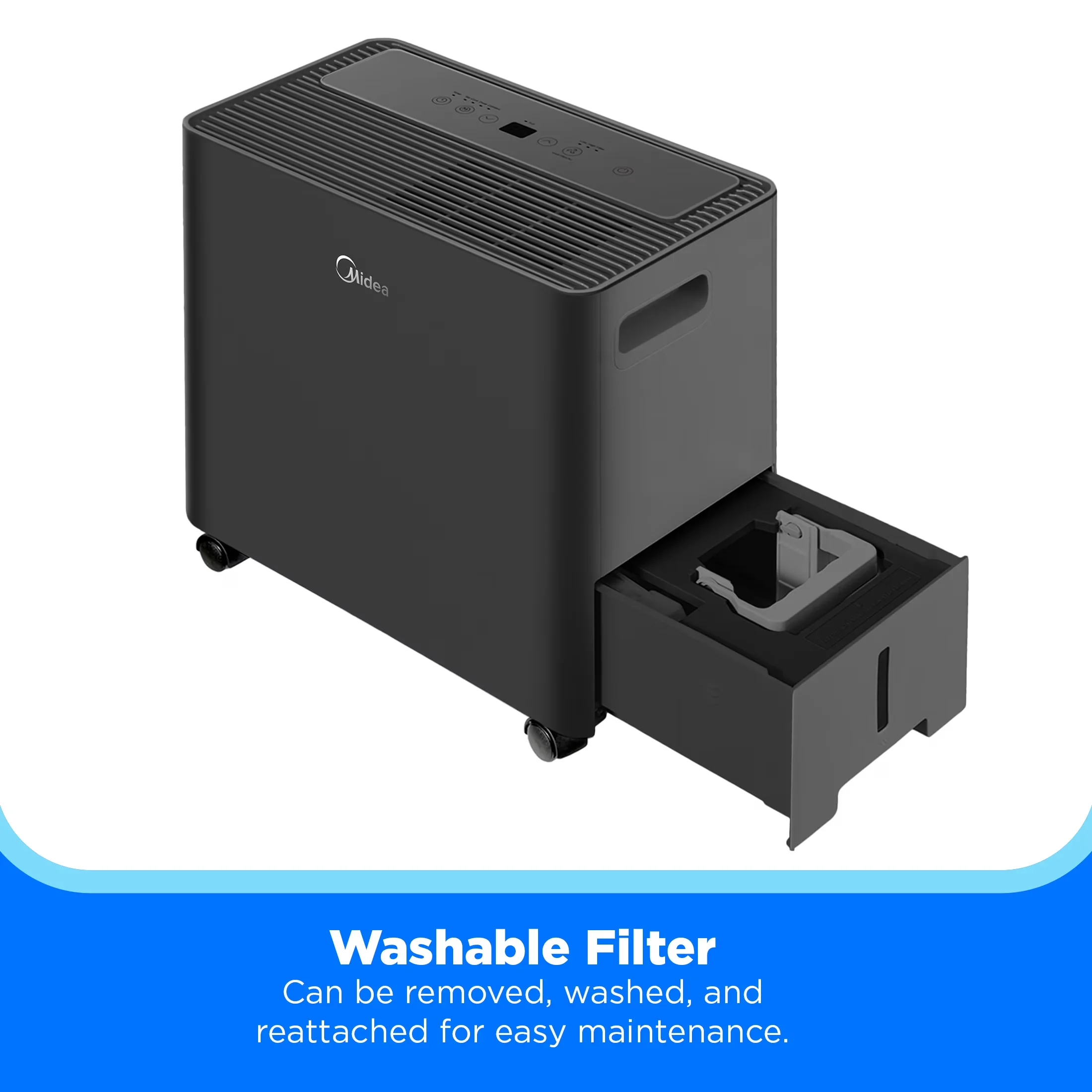 Efficient Dehumidifier with Smart Technology Capable, Automatic Shut-Off - Black Model 0FC3F9
