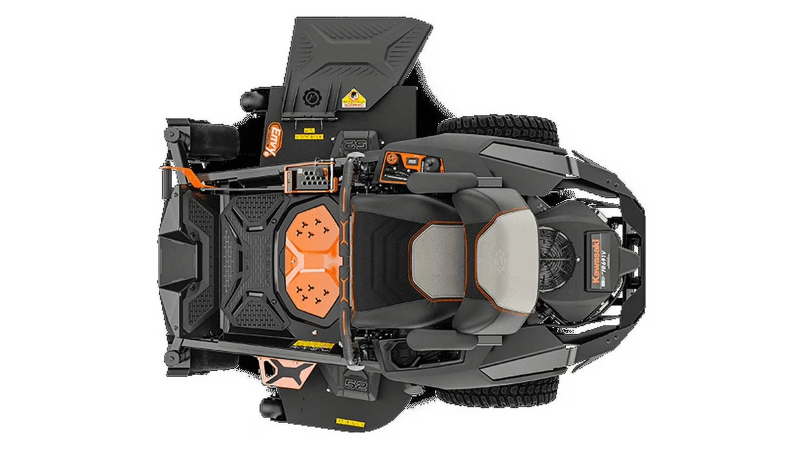 Professional Riding Lawn Mower with Adjustable Speed, 3.5 gallon fuel capacity - Model B01659