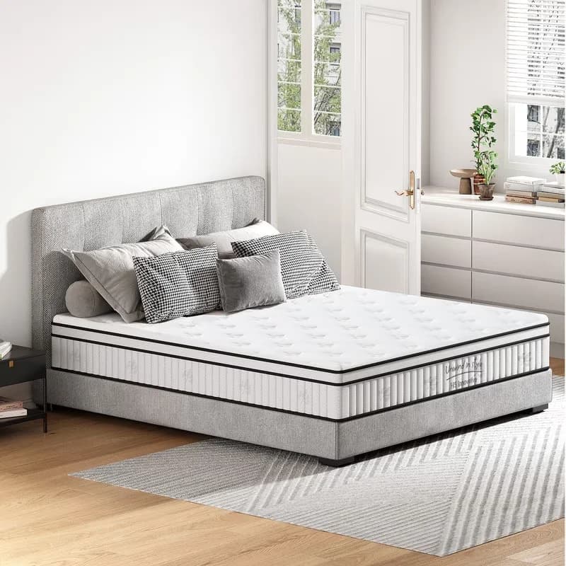 Modern Mattresses Accessory with Cooling Technology - Memory Foam 10 in Model EB2EB7