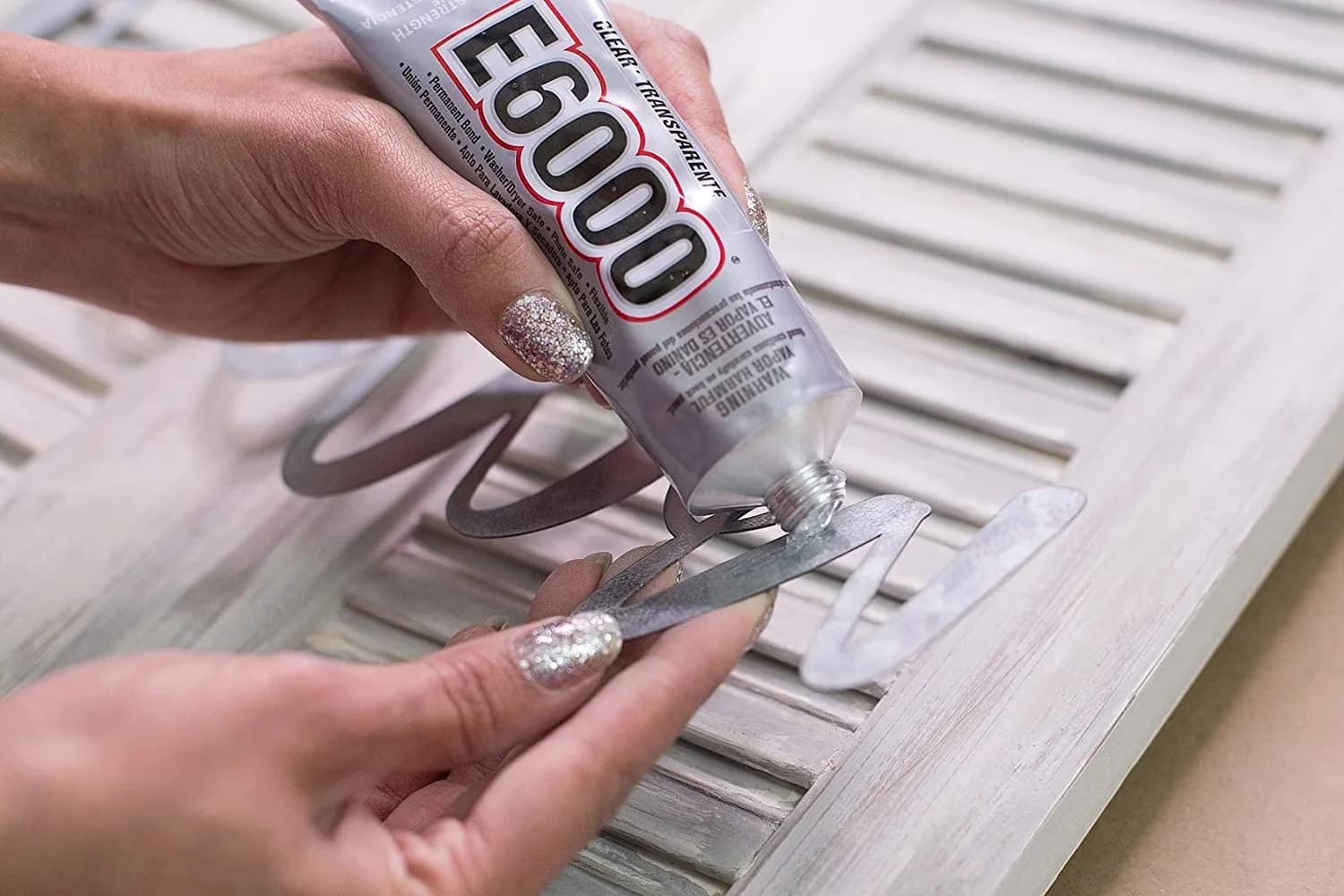 Efficient Adhesives Glues In Paint Supplies Tool with 3.7 fl oz, E6000 Craft Industrial Hardware Adhesive - 6 Pack Model 27FB84