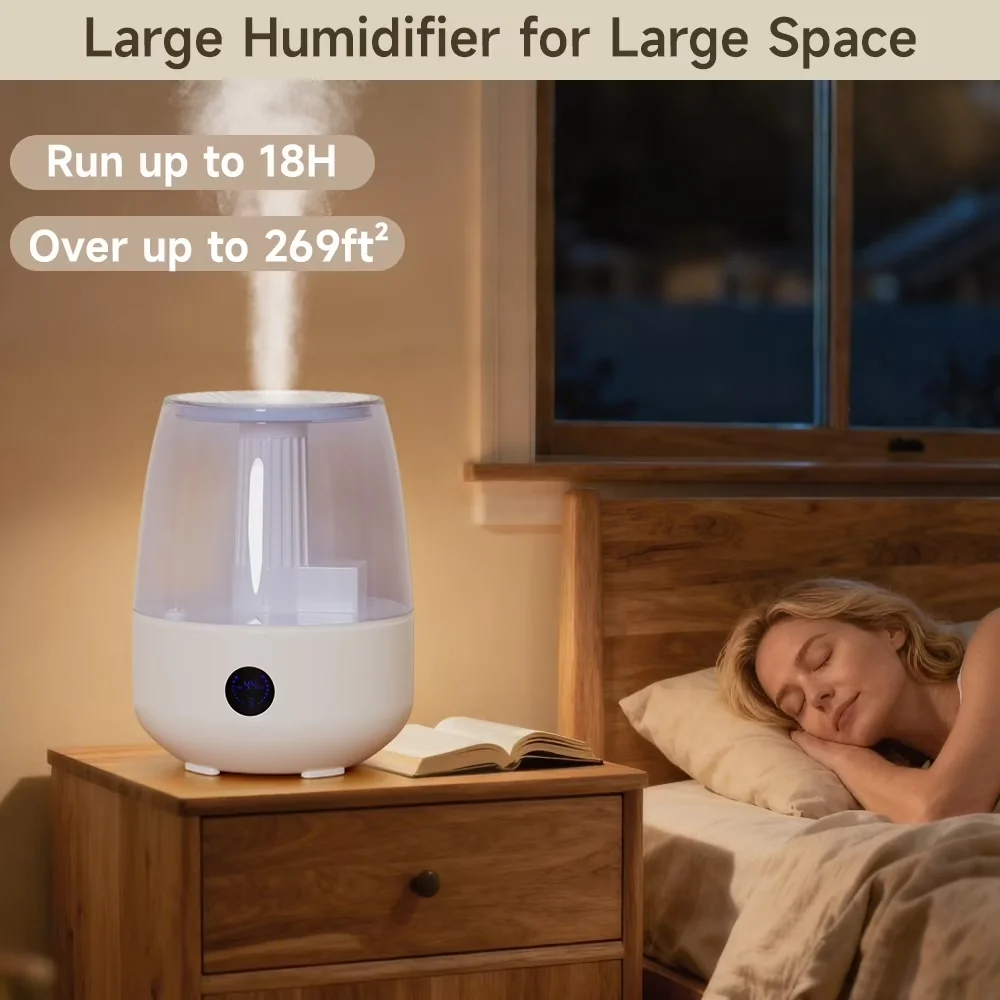 Reliable Humidifier with Variable Speed, Remote Controlled, Humidifiers - White Model 336BC9
