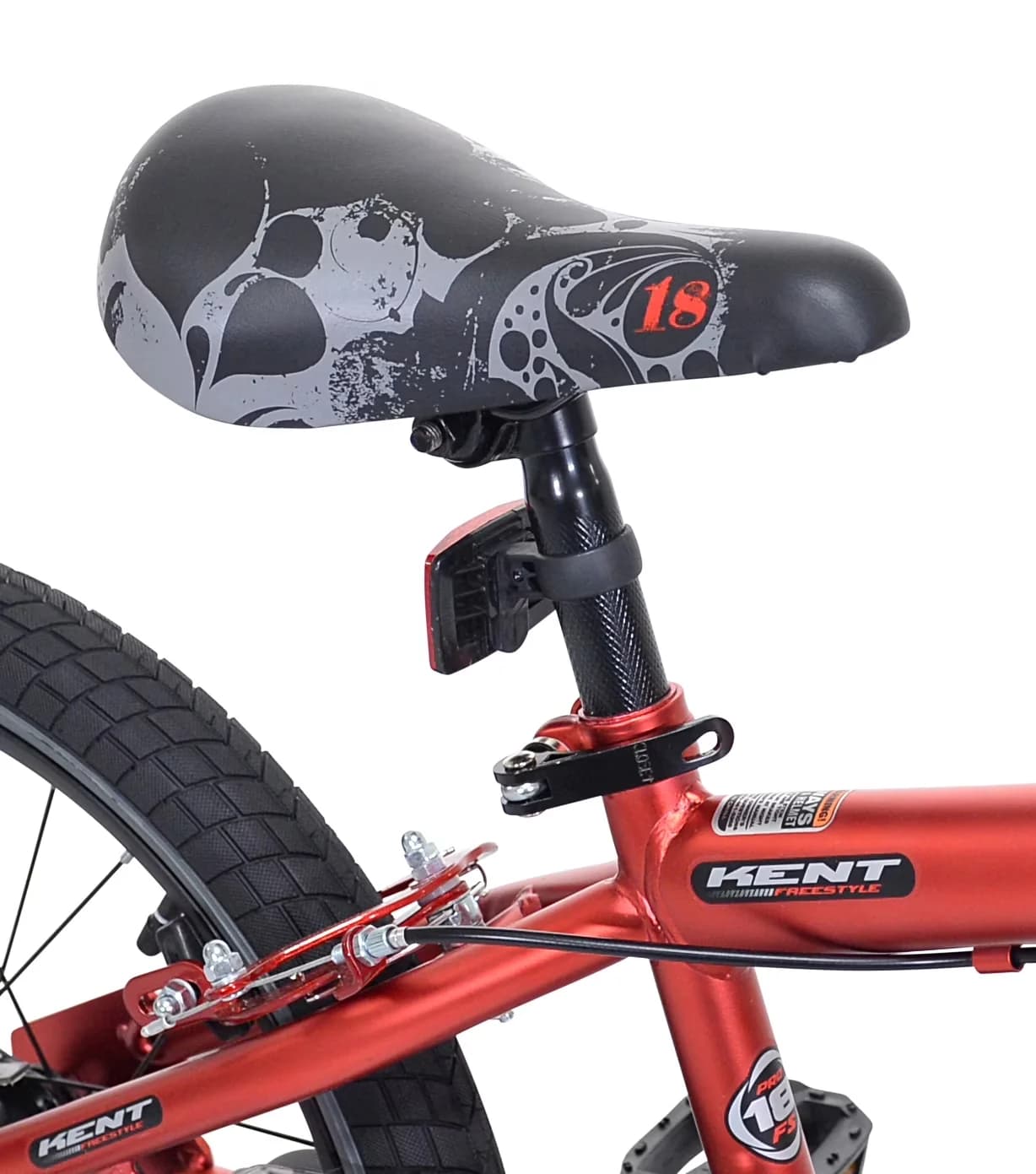 Kids Bike Professional with Adjustable Seat Height, Age 5-7 Years, Front pegs - Red Model 85E00A