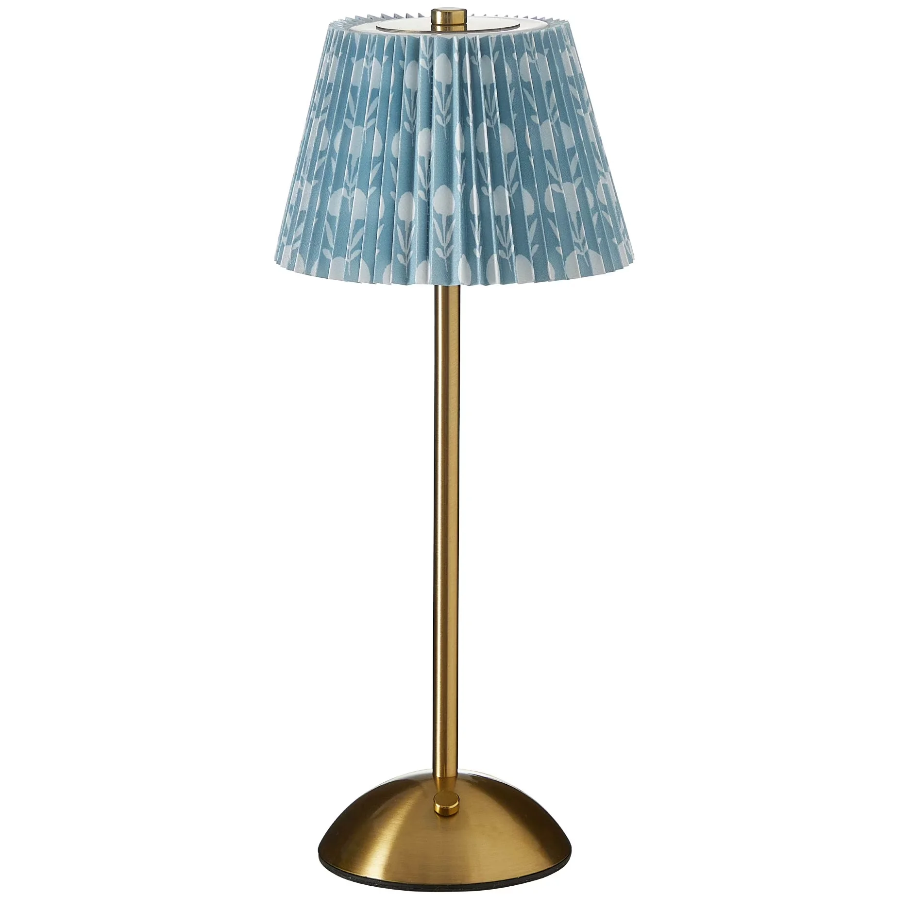 Lamp Sleek with LED, Battery, Accent Lamps - Metal Blue - Contemporary Style Model DD680D