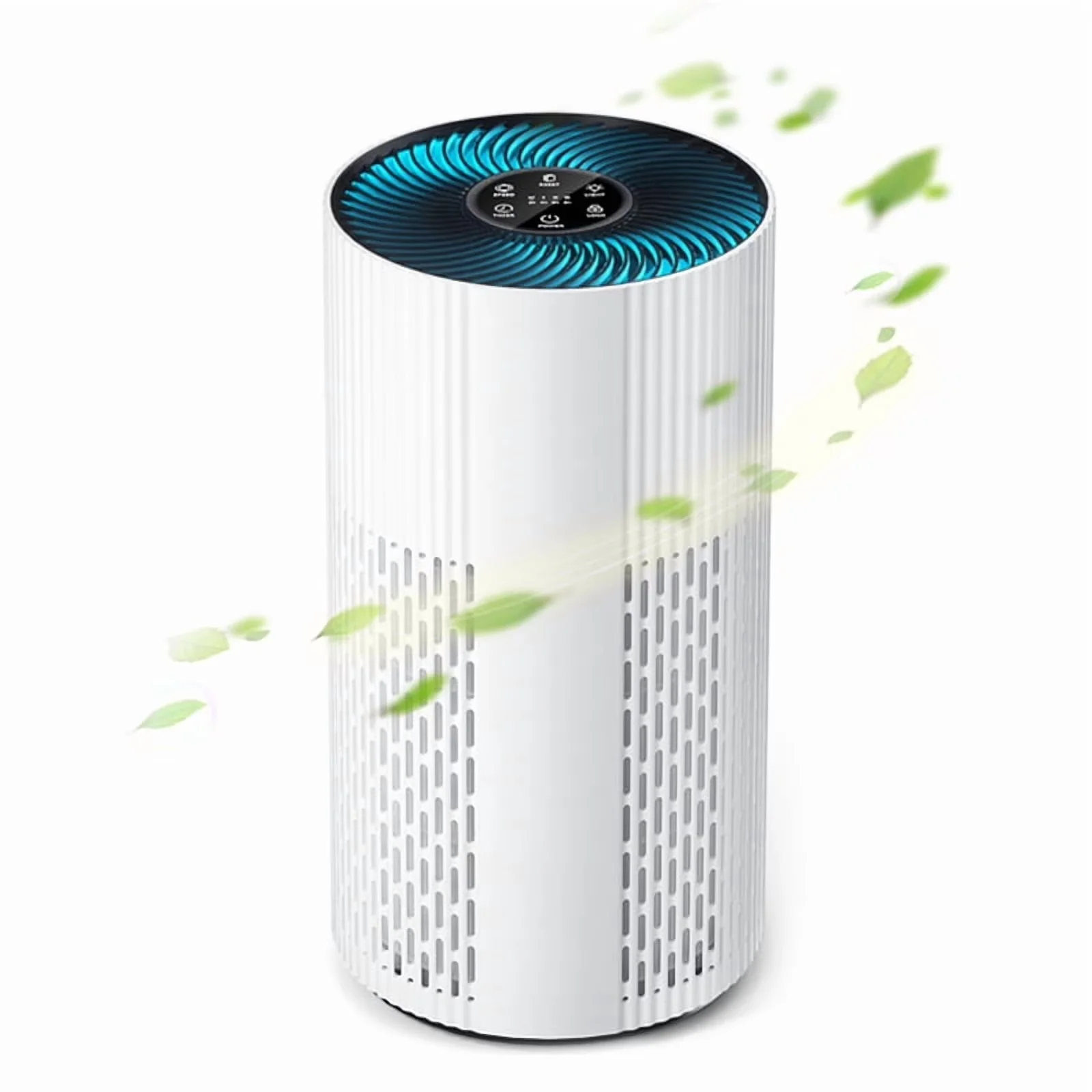Premium Air Purifier with Filter Change Indicator - White for Home, Large Model 7AC96F