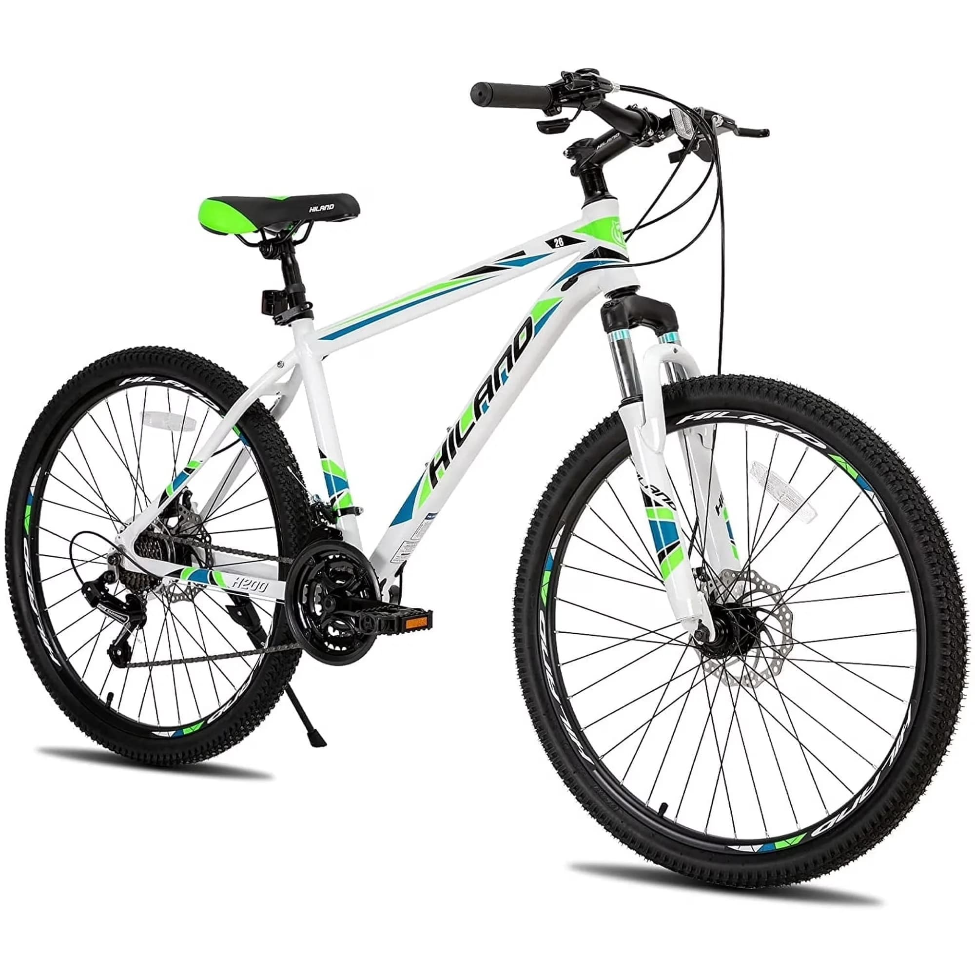 Mountain Bike Quality with Shimano 21 Speeds Drivetrain, Aluminum Frame 26 inch Wheels - White Model 2D9DB1