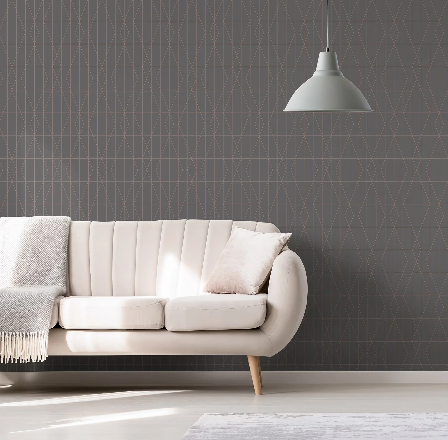 Efficient Wallpaper Wall Decals Wall Covering with Washable, 20.5-in by 33-ft - Black Non Woven Model F57B9E