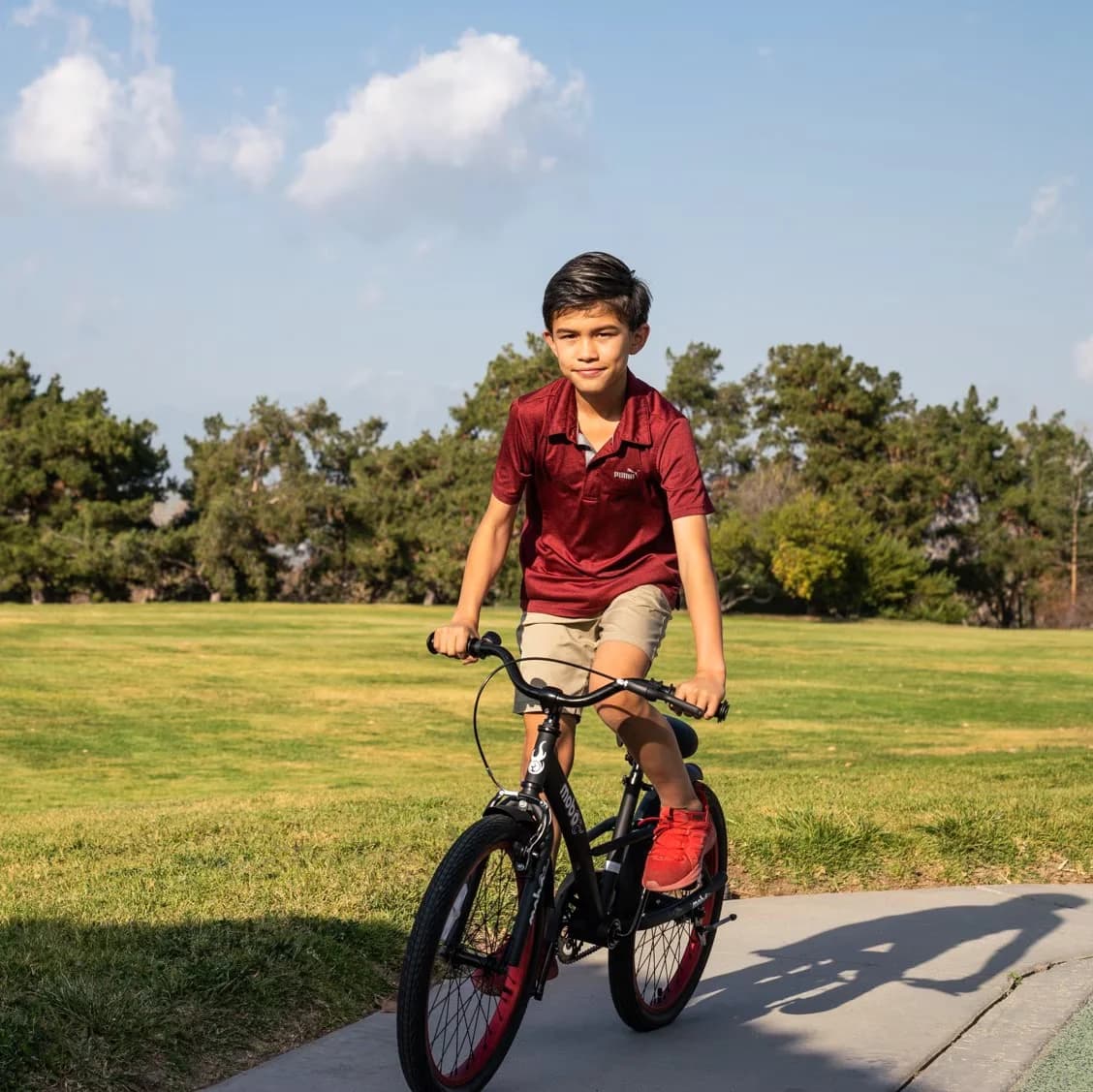 Cruiser Bike Efficient with Malibu Kids Bike. 20-inch Bicycle - Black - Durable Build Model E94145