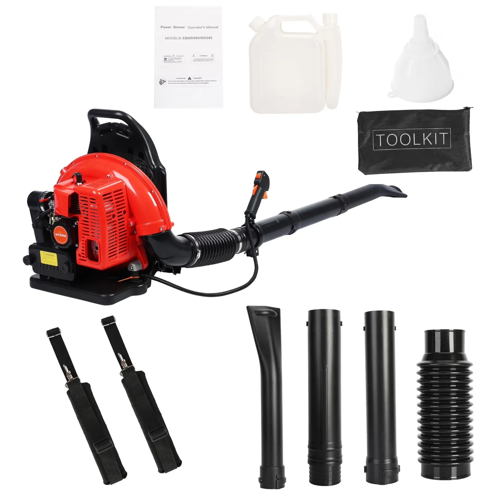 Professional Leaf Blower with 6800r/min, 63cc 665 CFM - 3KW - Traditional Style Model F73F27