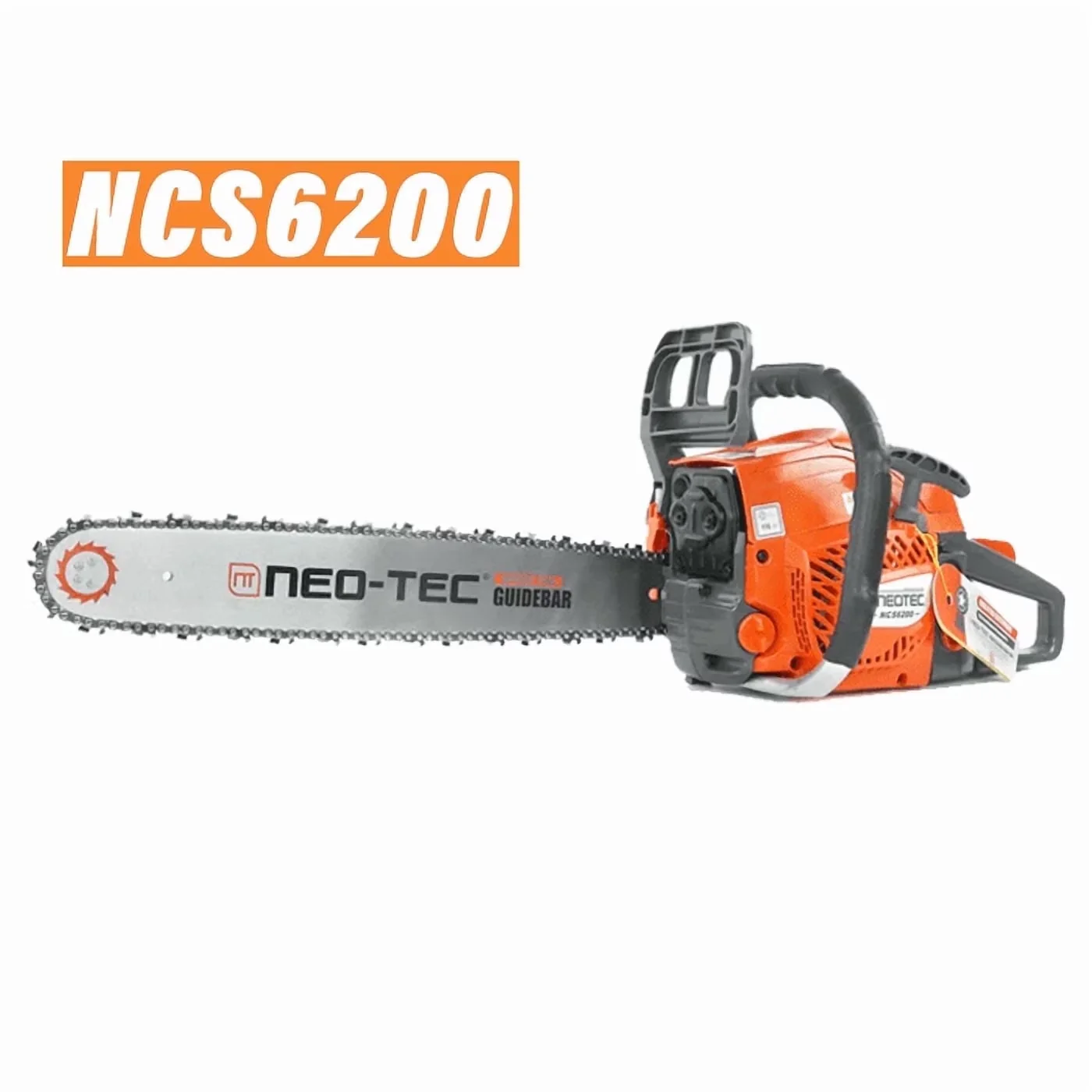 Versatile Chainsaw with Chain Brake, Handheld, NEO-TEC 20" 62cc 2-Cycle Gas Powered for Garden - Model 112813