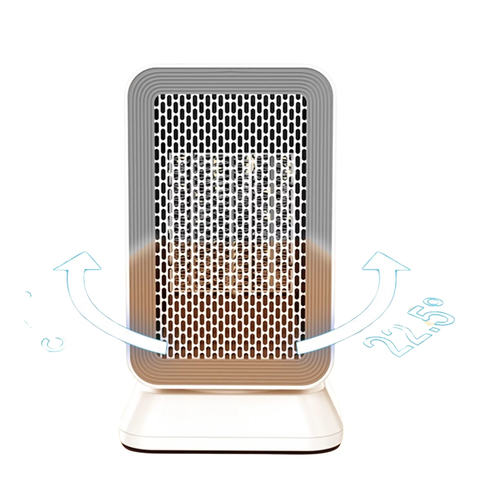 Quality Portable And Electric Space Heater with Child Lock, Automatic Shutoff - White for Indoor, Bedroom Model 8FE133